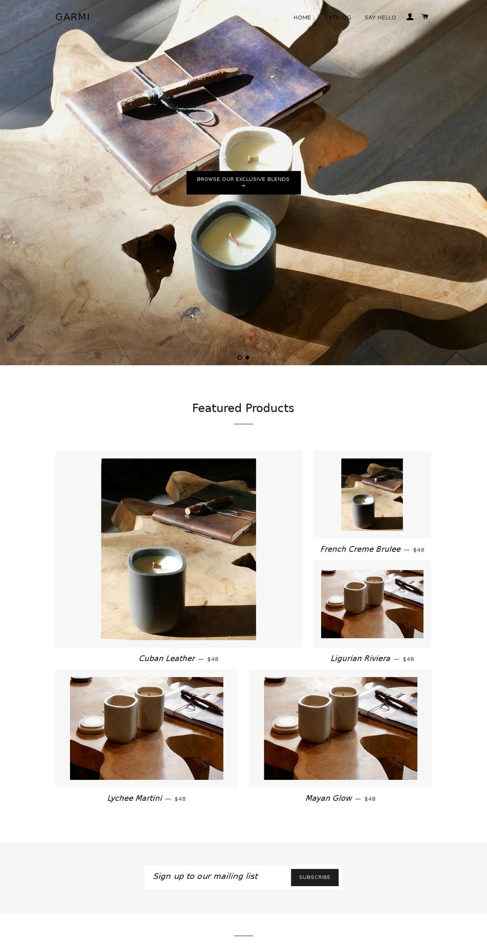 garmistore.com — Shopify storefront screenshot