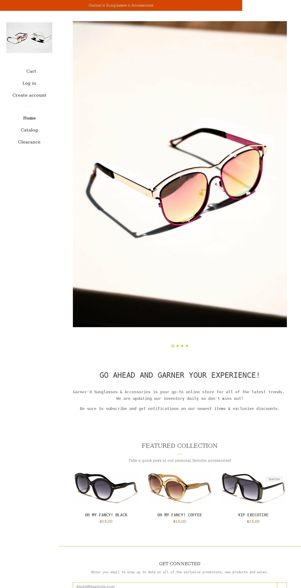 garnerd.com — Shopify storefront screenshot