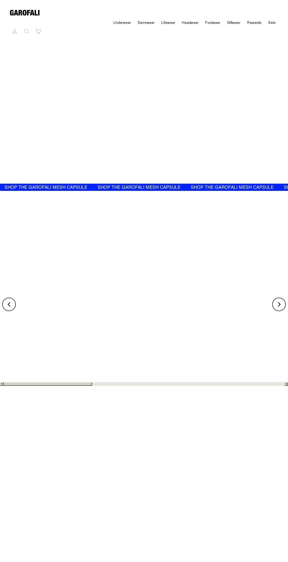 garofali.com shopify website screenshot