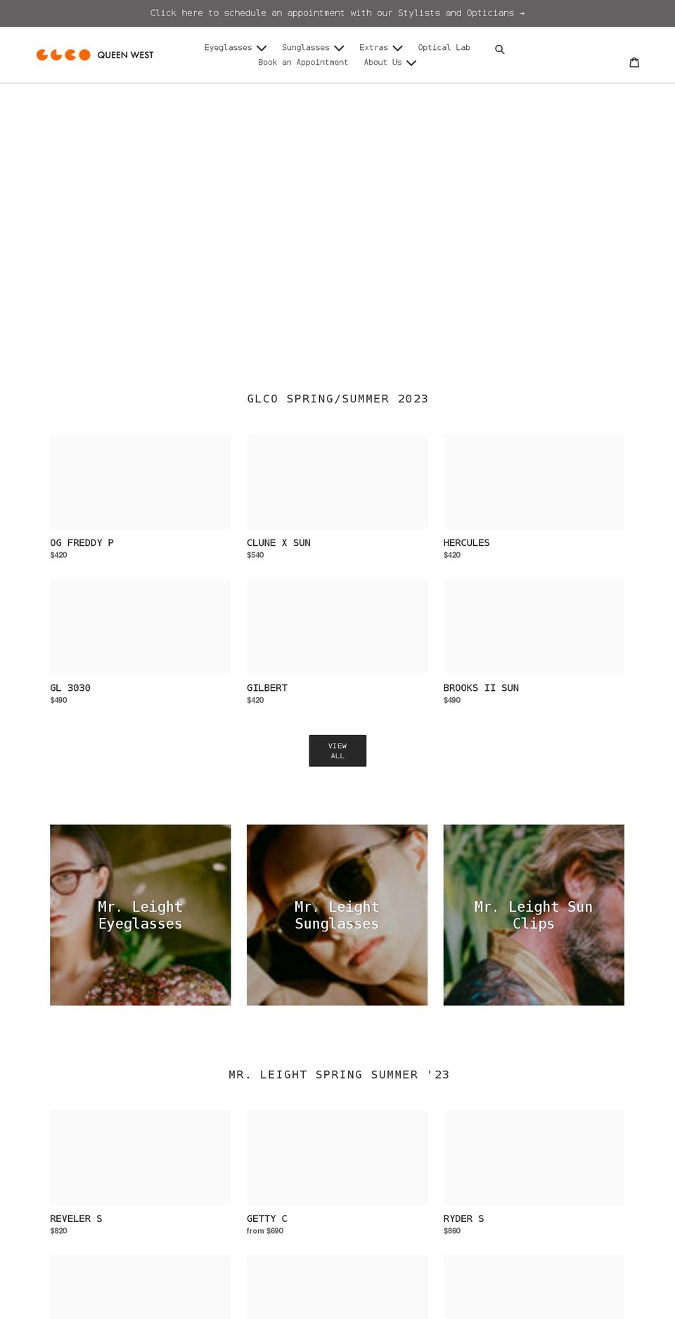 garrettleightqueenwest.ca shopify website screenshot