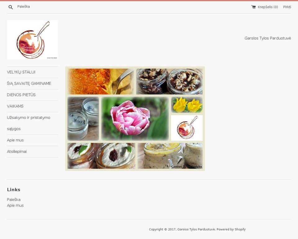 garsi-tyla.com shopify website screenshot