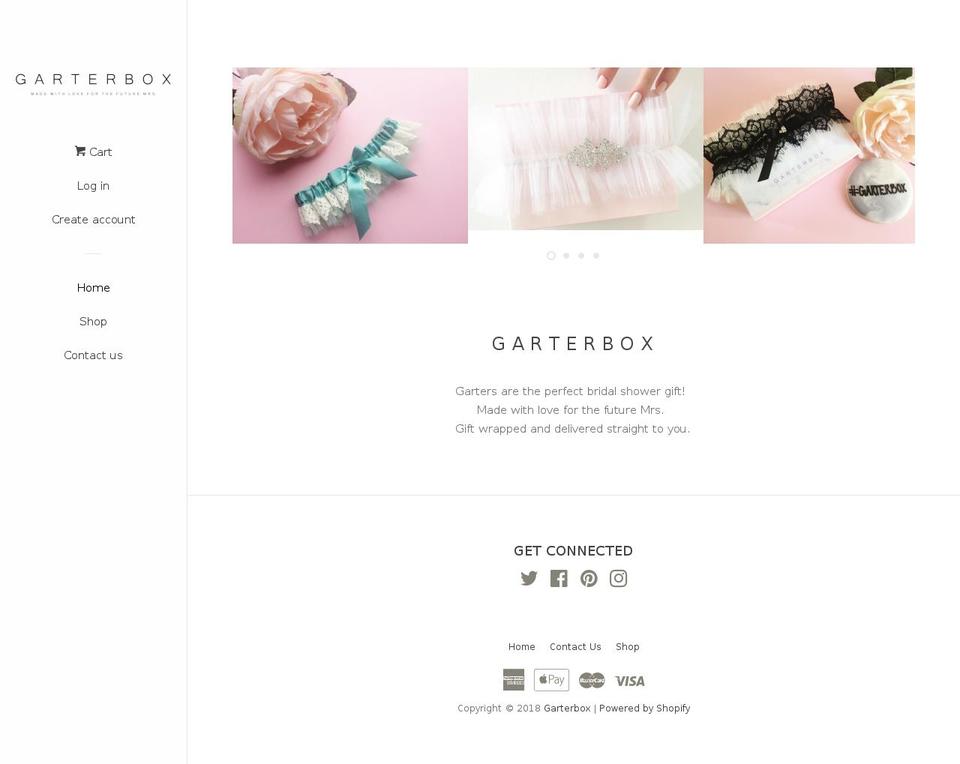 garterbox.com — Shopify storefront screenshot