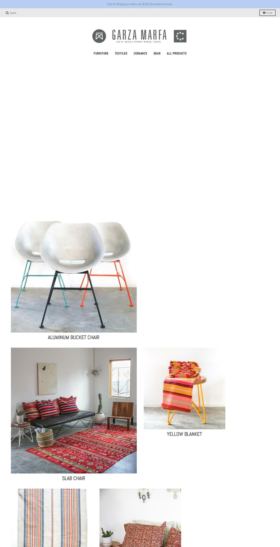 garzadesignbuild.com — Shopify storefront screenshot