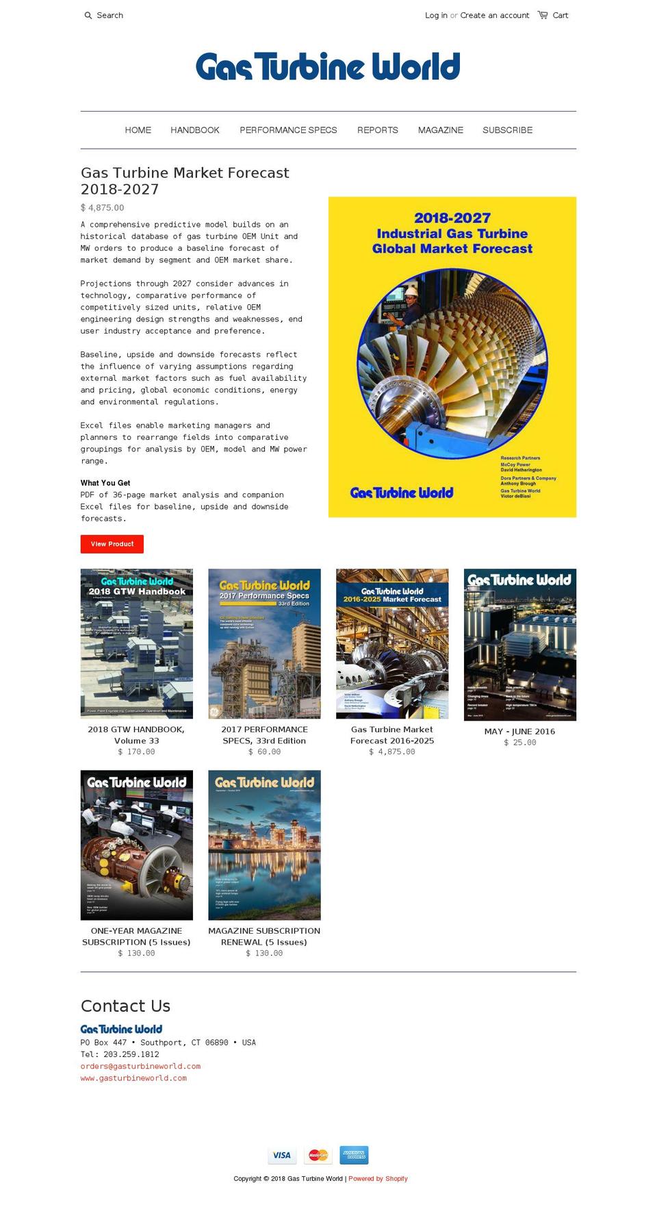 gas-turbine-world.myshopify.com shopify website screenshot