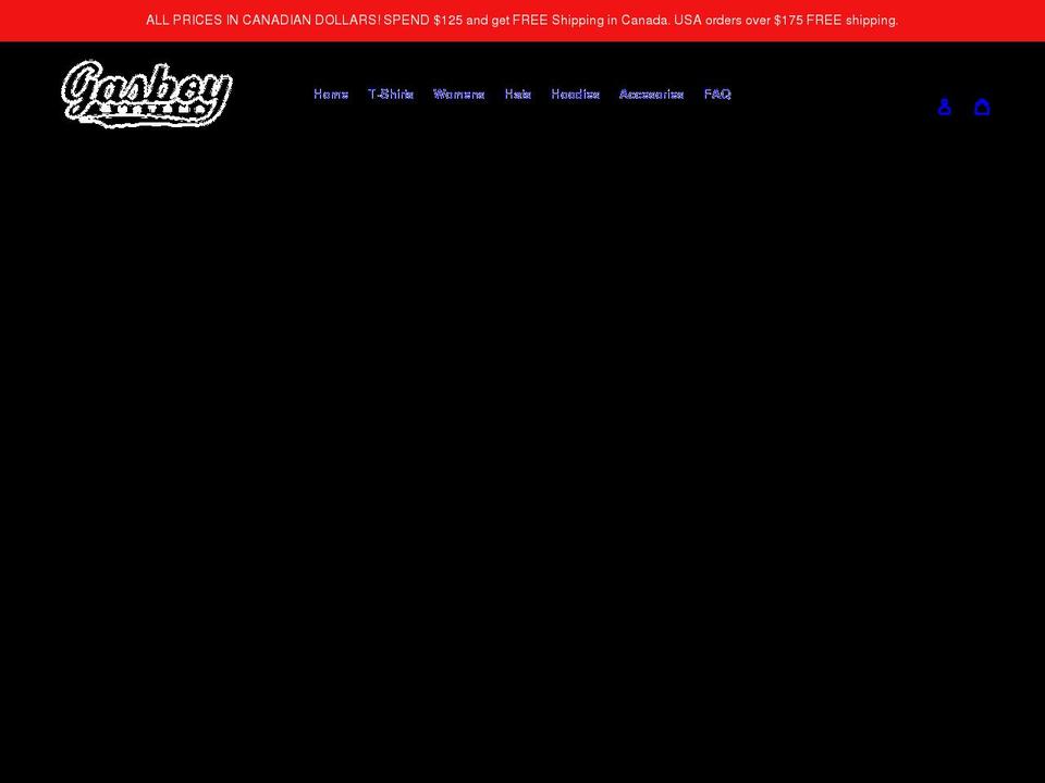 gasboycustoms.com shopify website screenshot