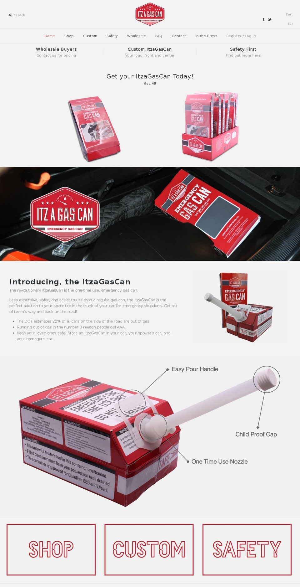 gascanbox.com — Shopify storefront screenshot