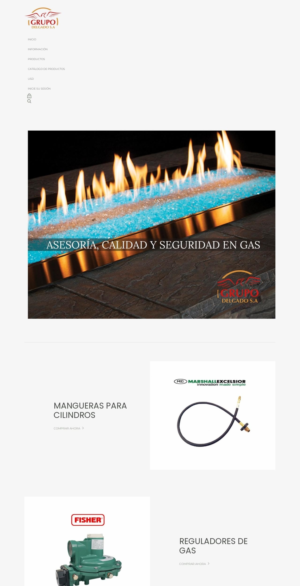 gaslpcostarica.com — Shopify storefront screenshot