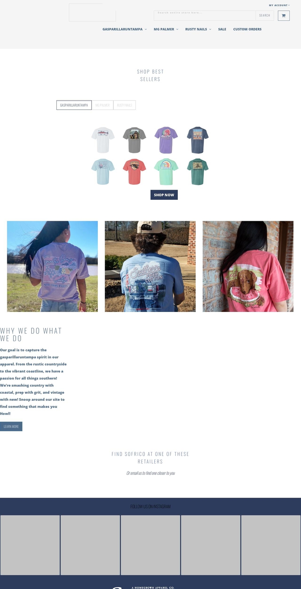 Plus do not publish OO main-newtheme Shopify theme site example gasparillaruntampa.com