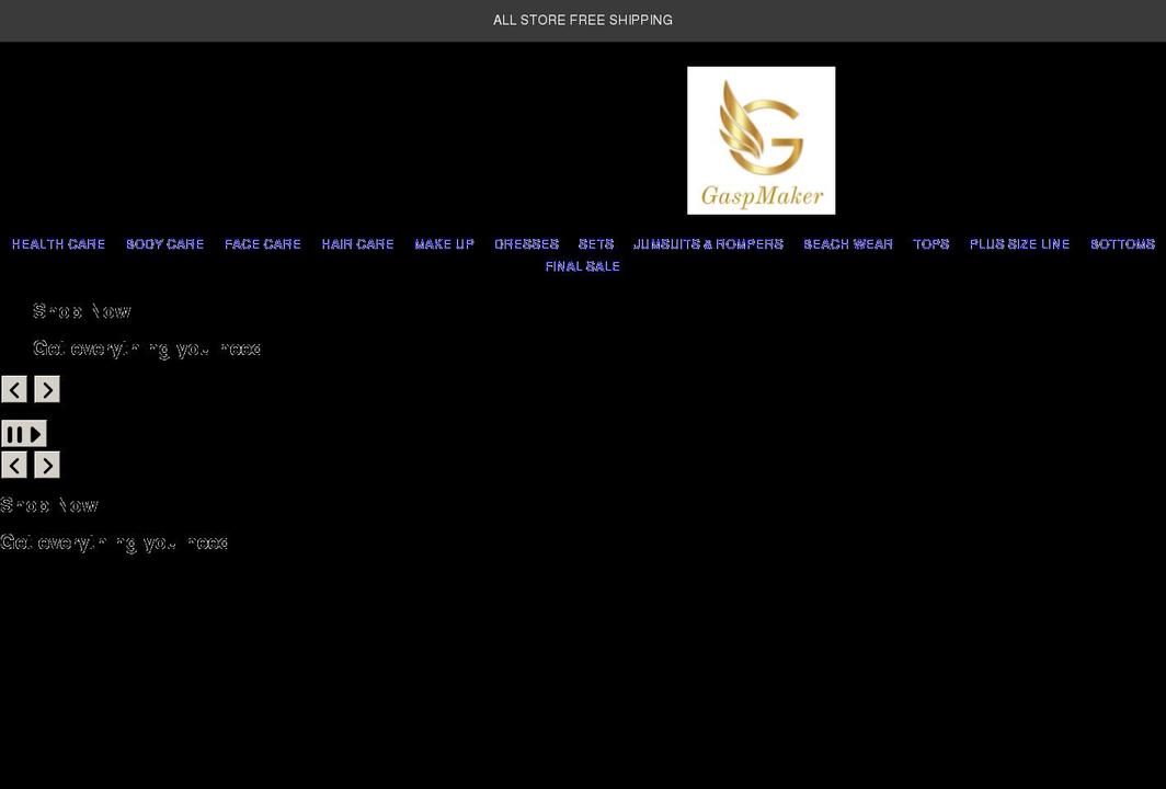 gaspmaker.com shopify website screenshot