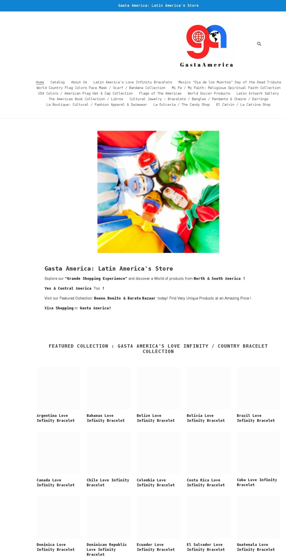 gastaamerica.com shopify website screenshot
