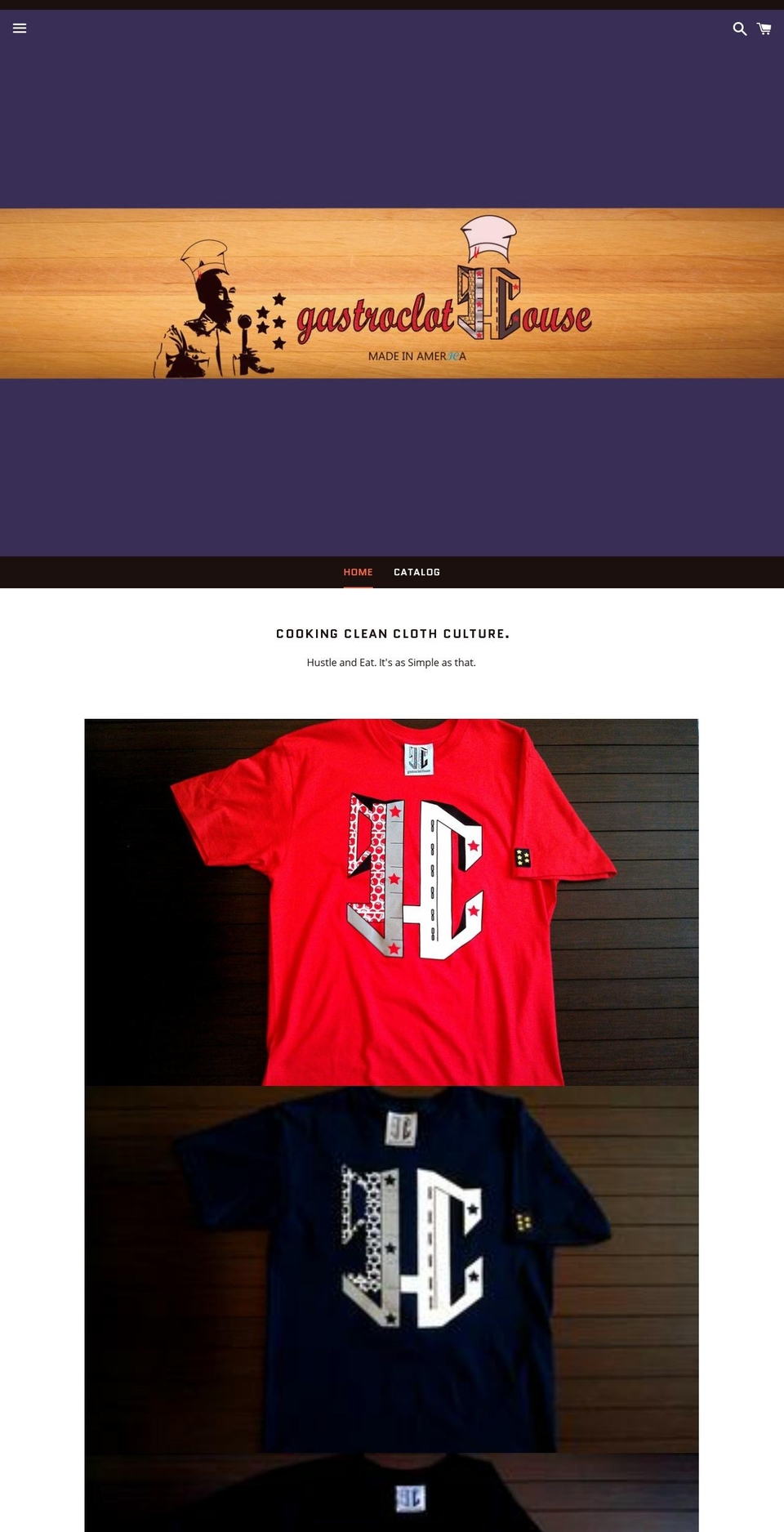 gastroclothouse.com — Shopify storefront screenshot