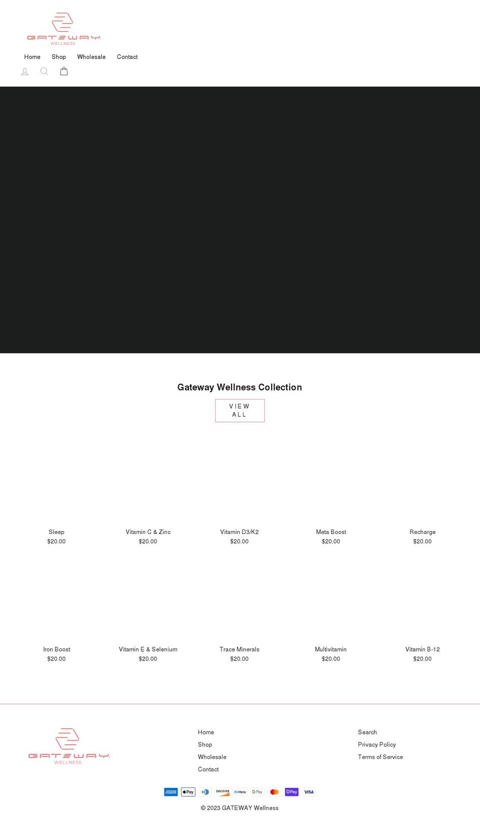 gateway-wellness.com shopify website screenshot