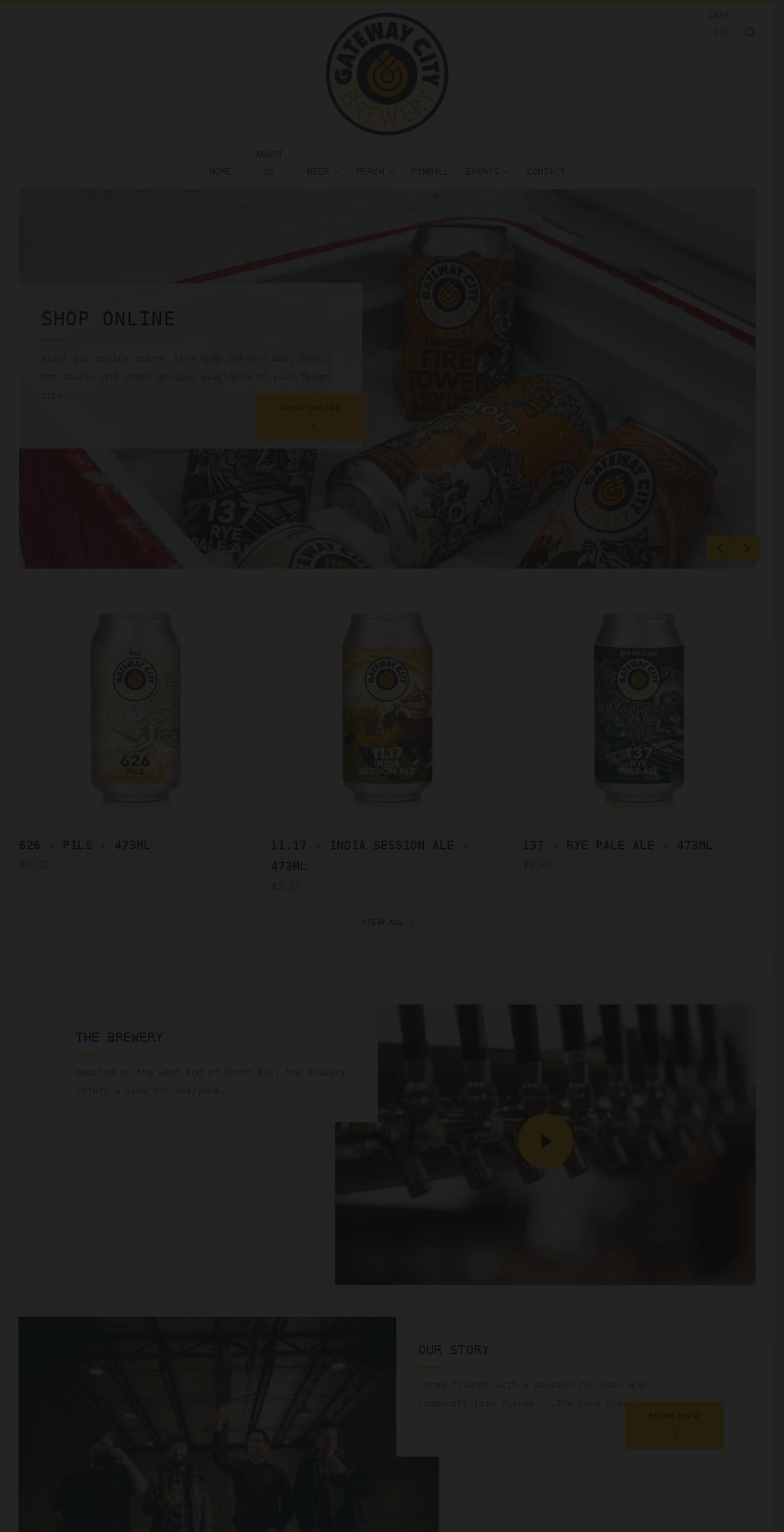 gatewaycity.ca shopify website screenshot