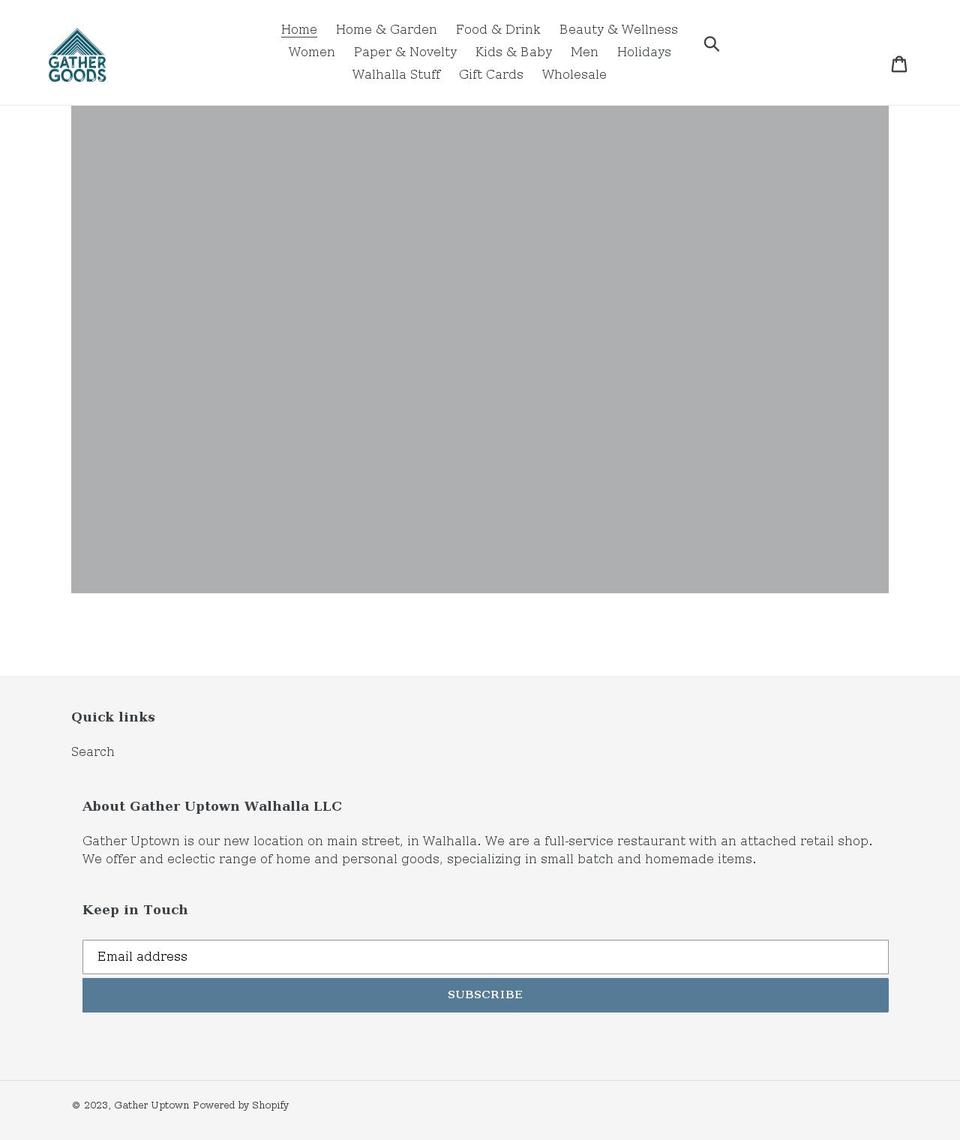 gather-205.myshopify.com shopify website screenshot