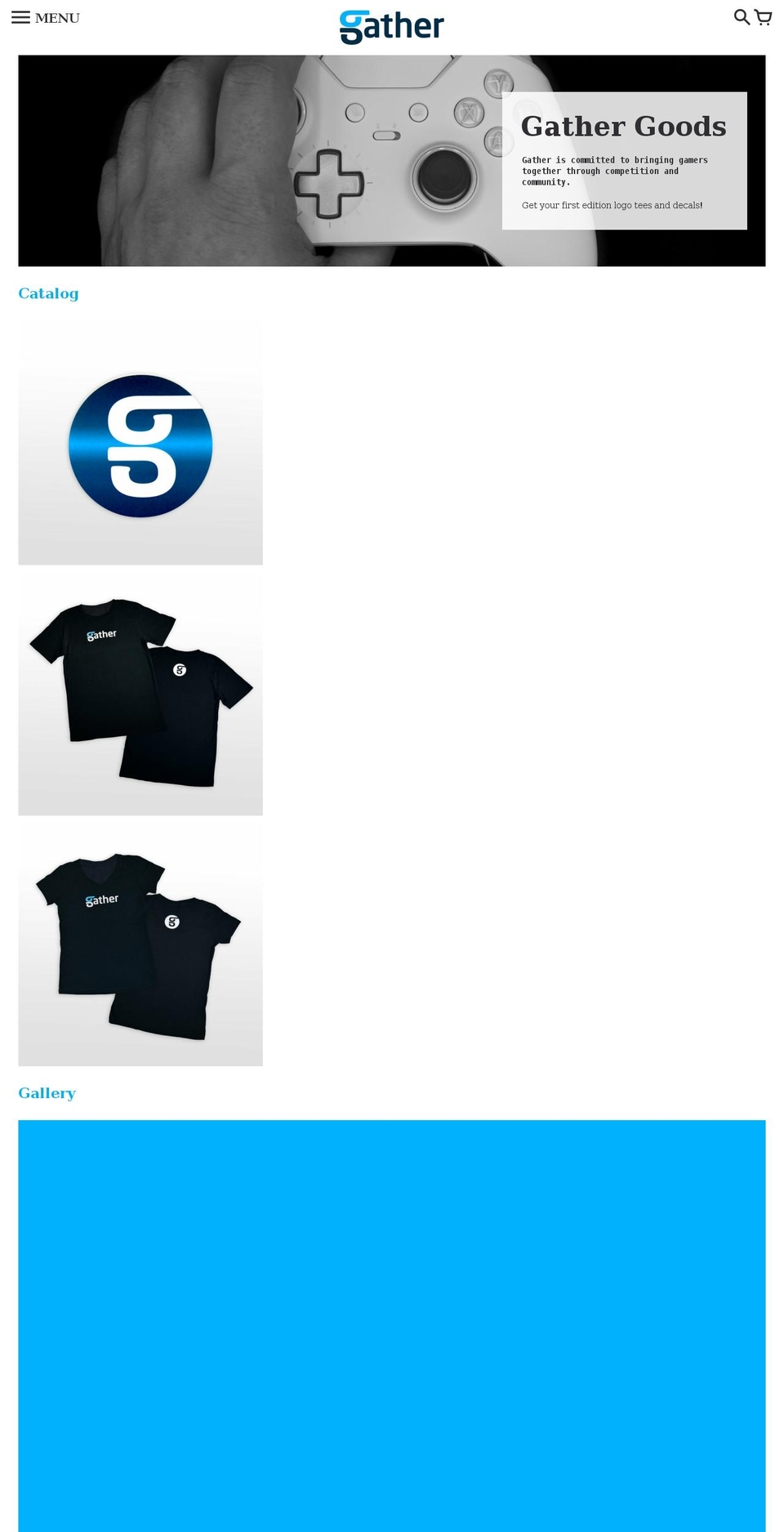 gathergg.shop shopify website screenshot