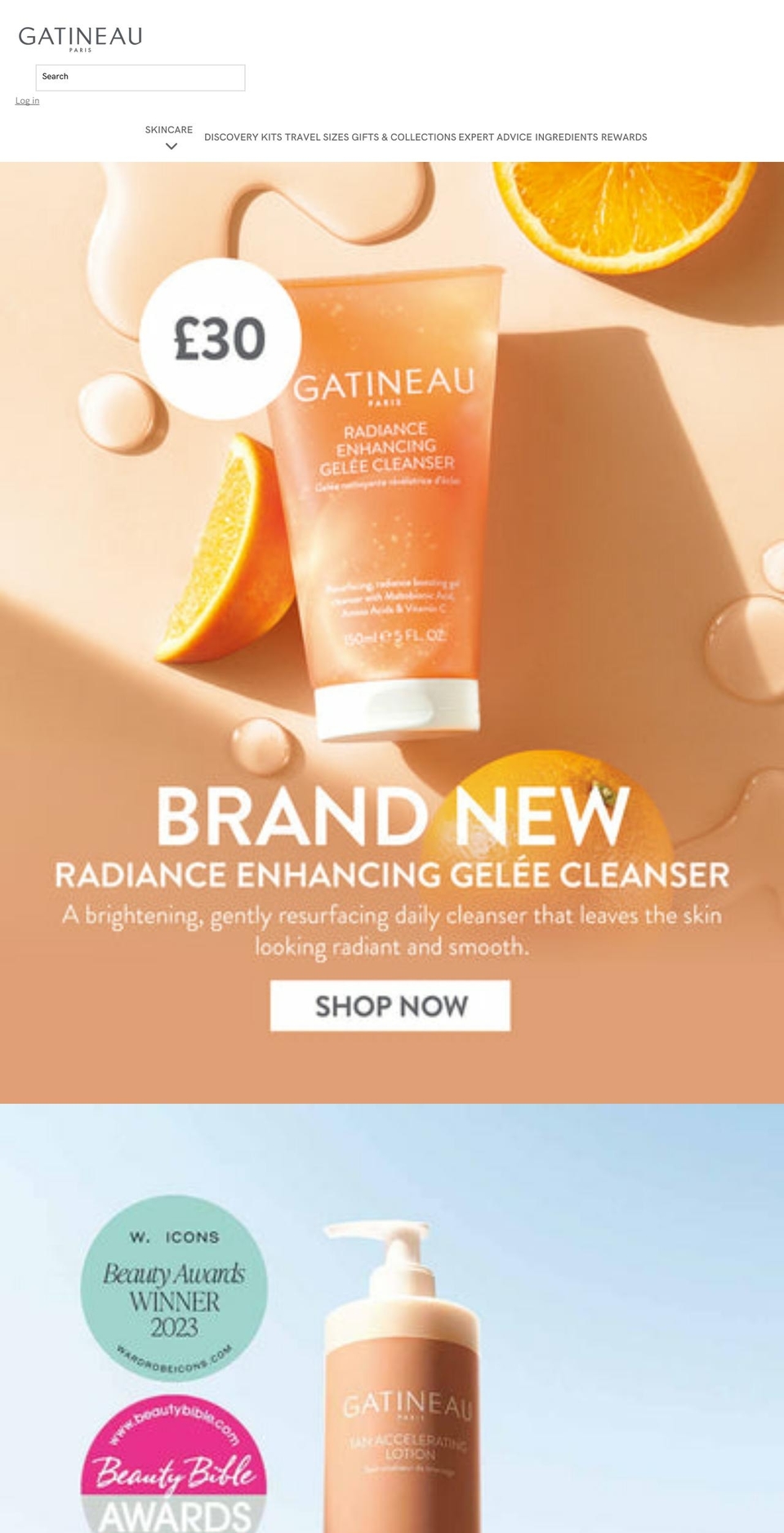 gatineau.com shopify website screenshot