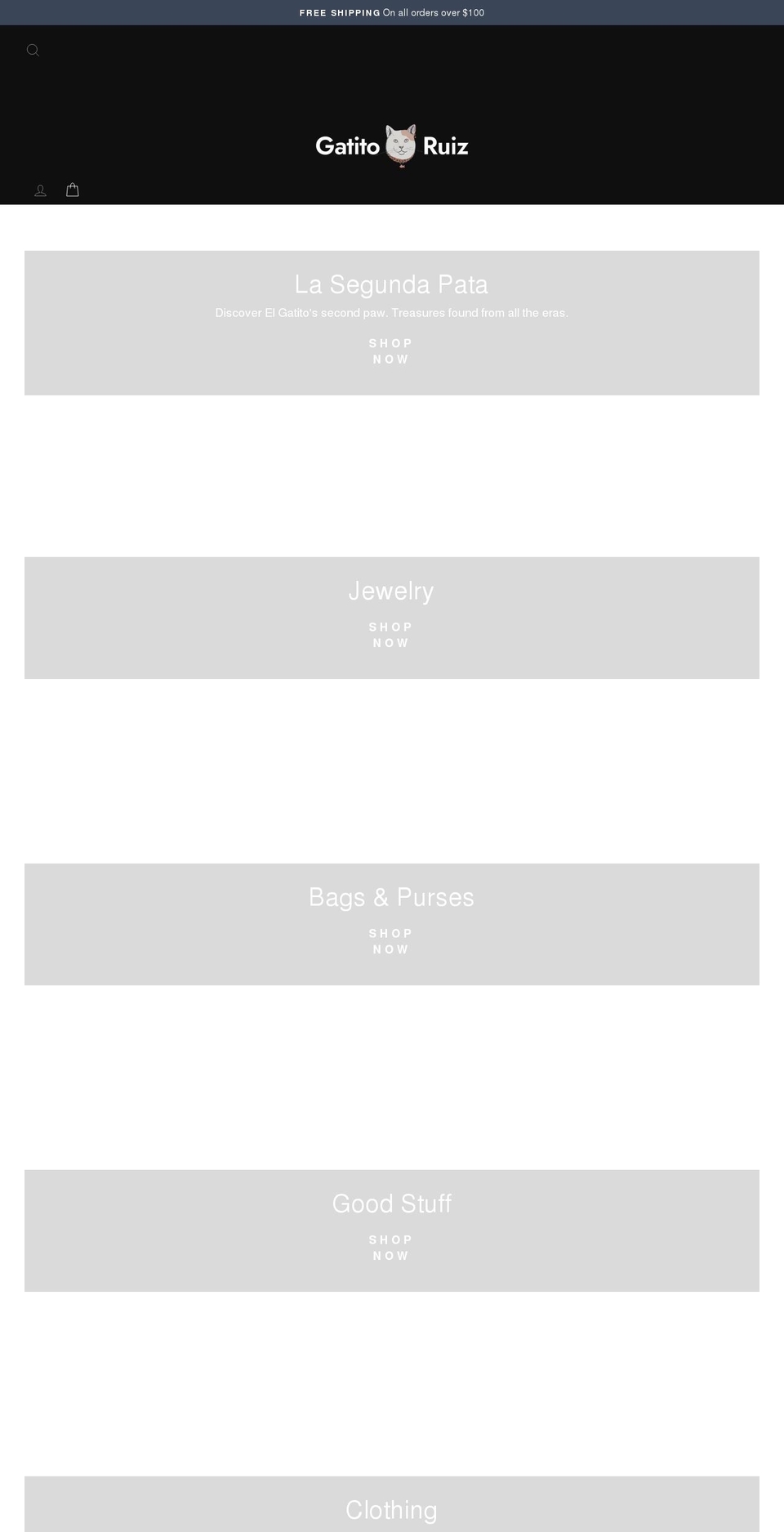 gatitoruiz.com shopify website screenshot