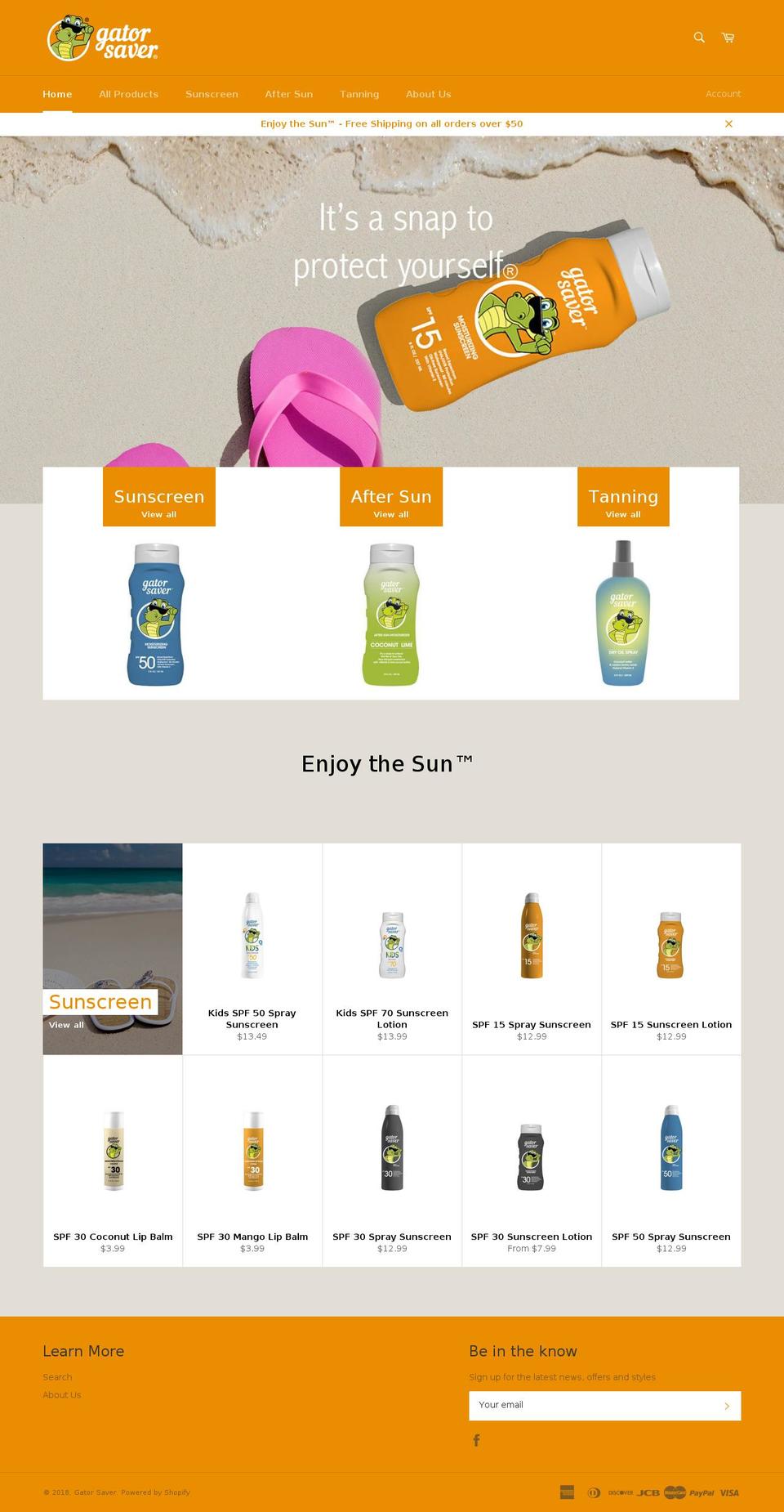 gatorsaver.com — Shopify storefront screenshot