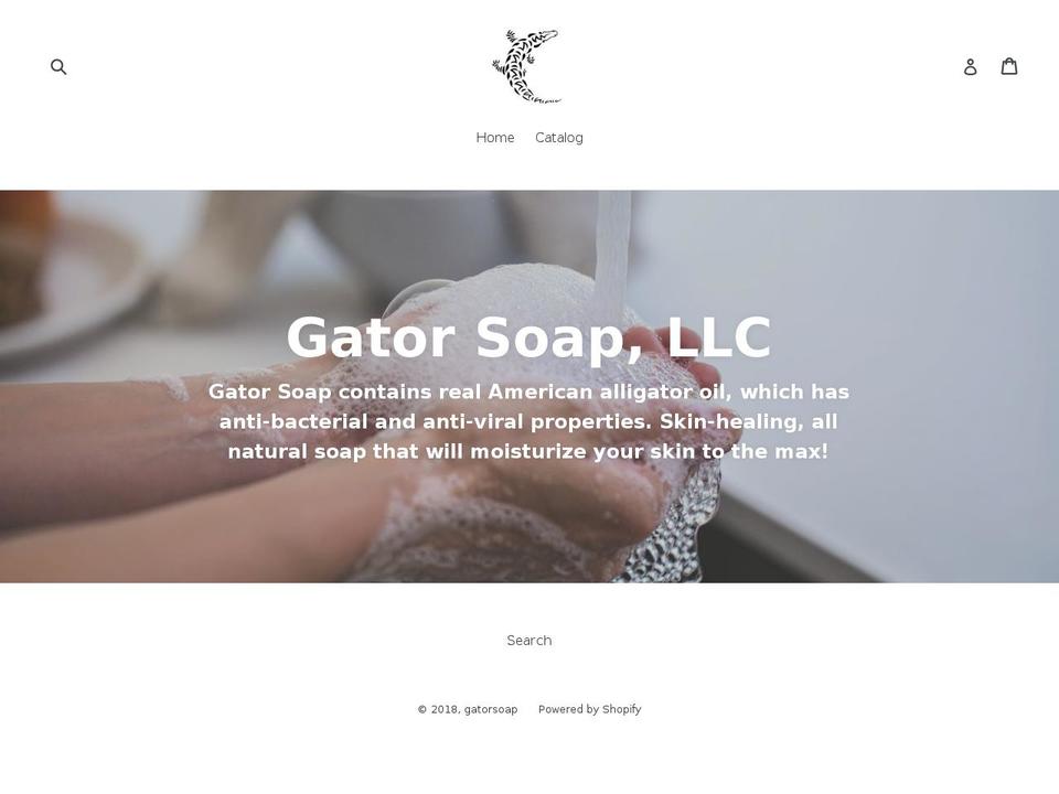 gatorsoap.com — Shopify storefront screenshot
