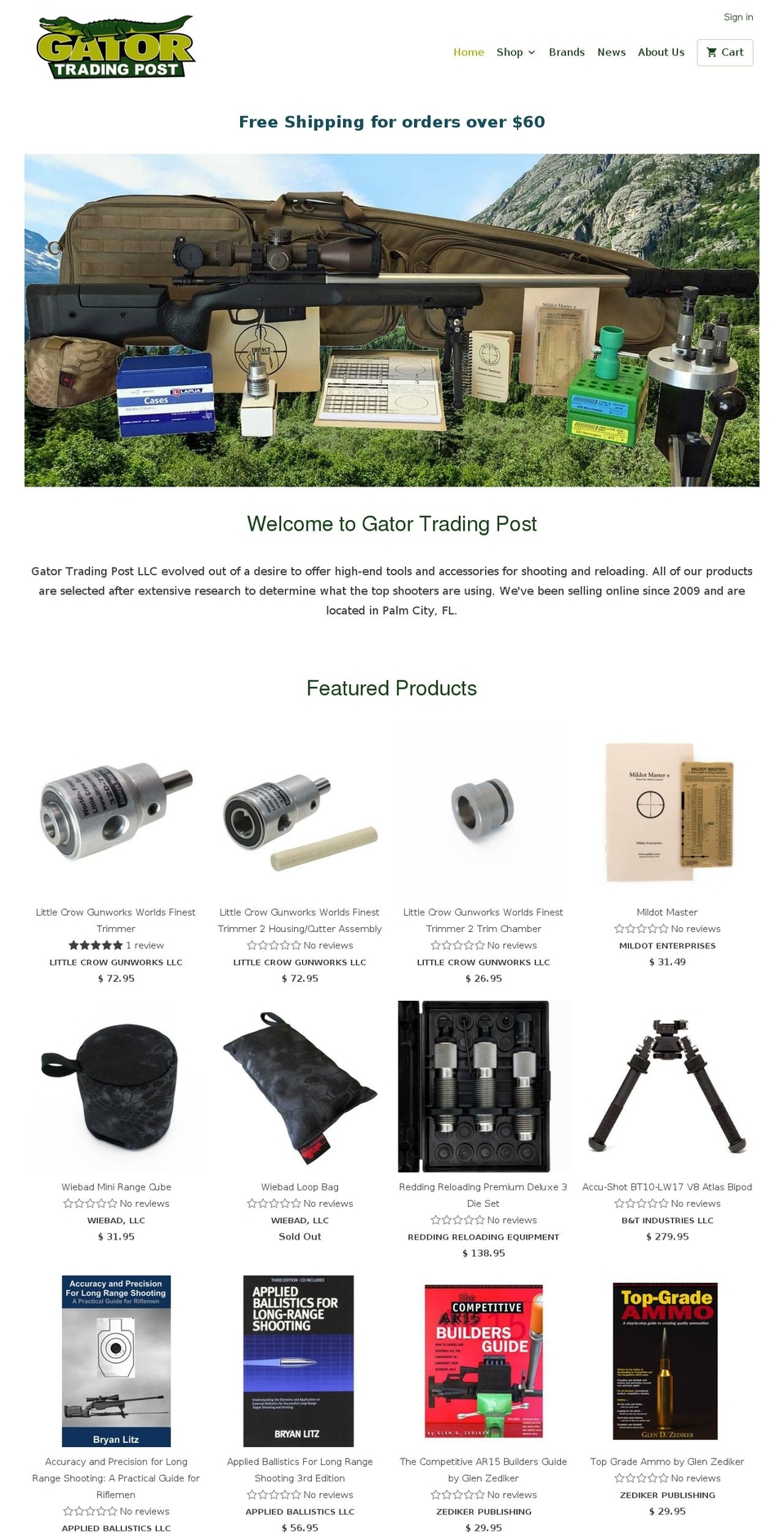 gatortrader.com shopify website screenshot