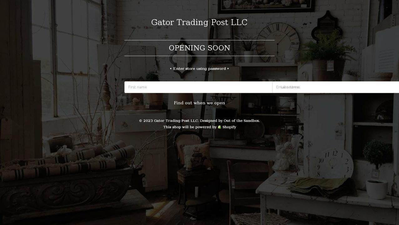 gatortradingpost.com shopify website screenshot