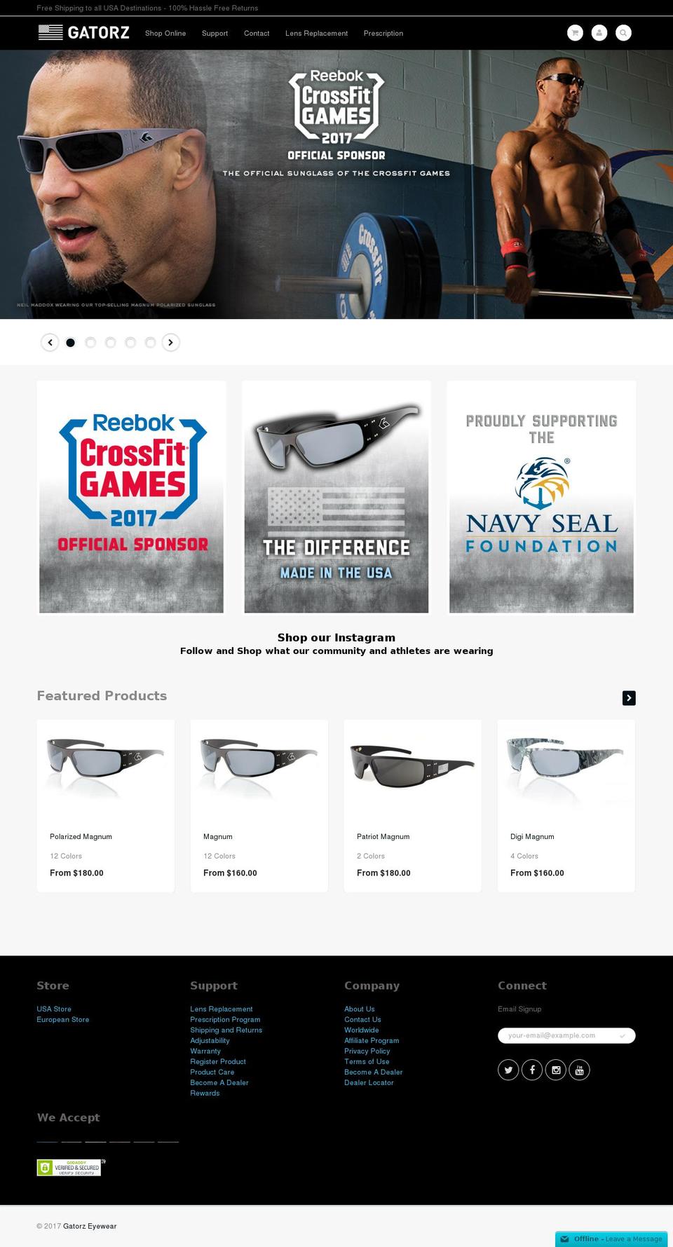 gatorz.com shopify website screenshot