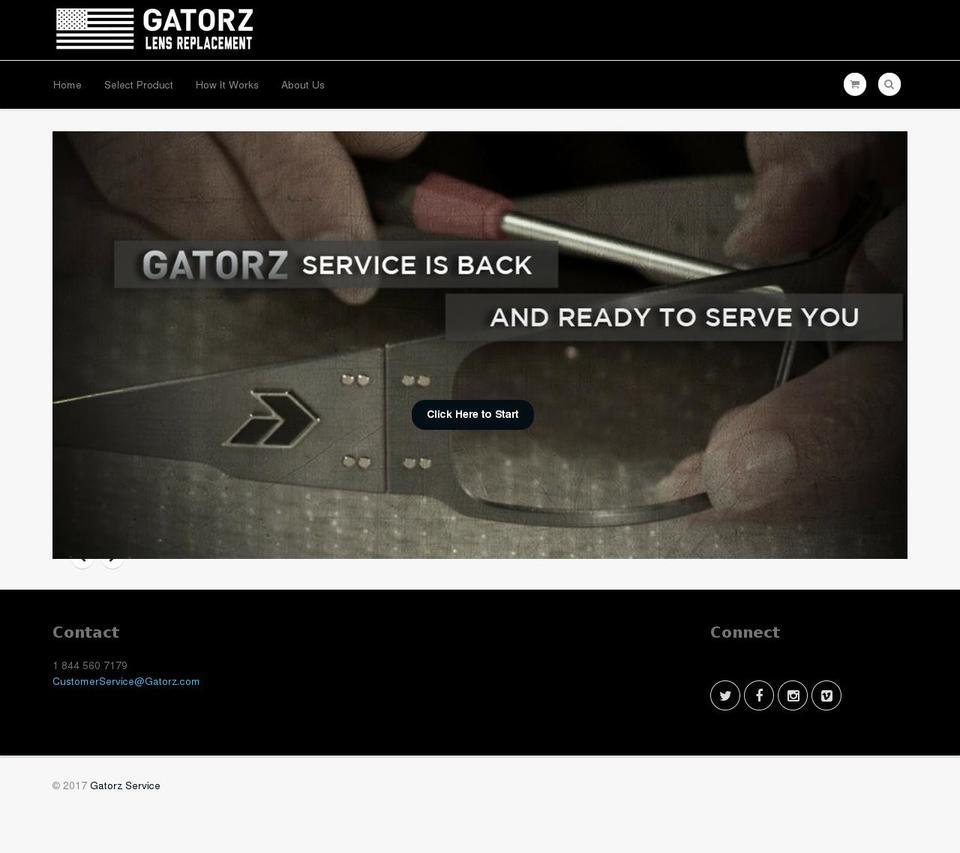 gatorzservice.com shopify website screenshot