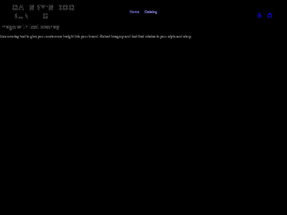 gatsbysdogrun.com shopify website screenshot