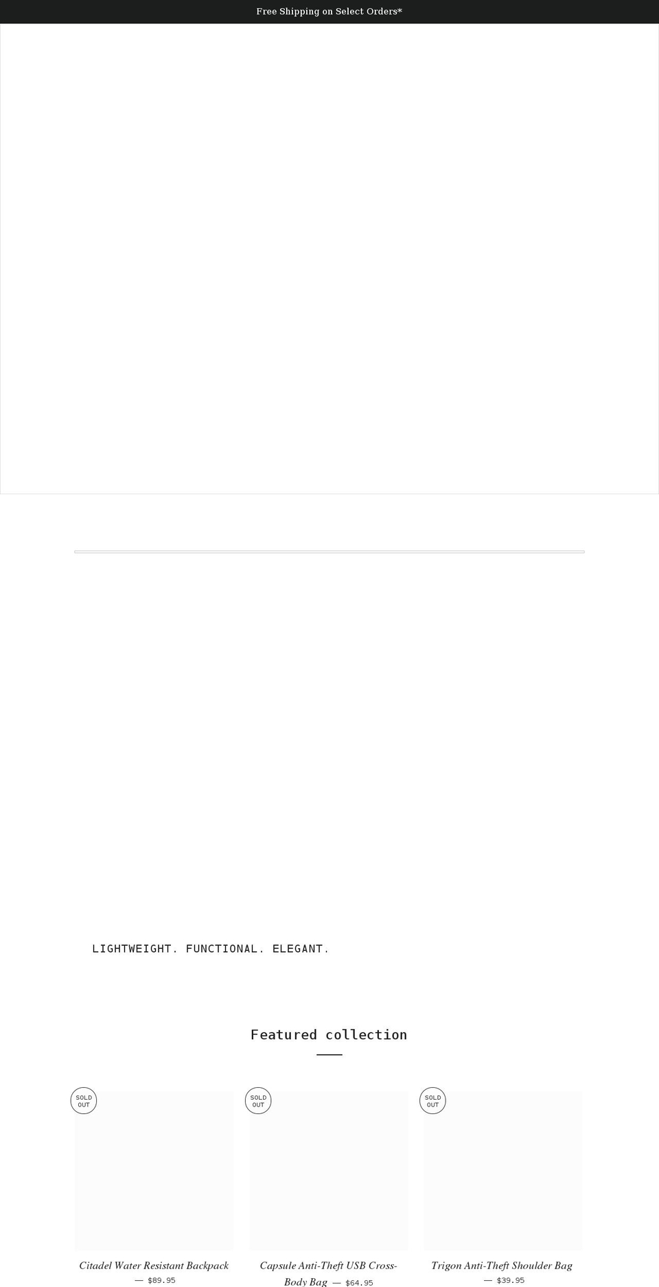 gavinsterling.com shopify website screenshot