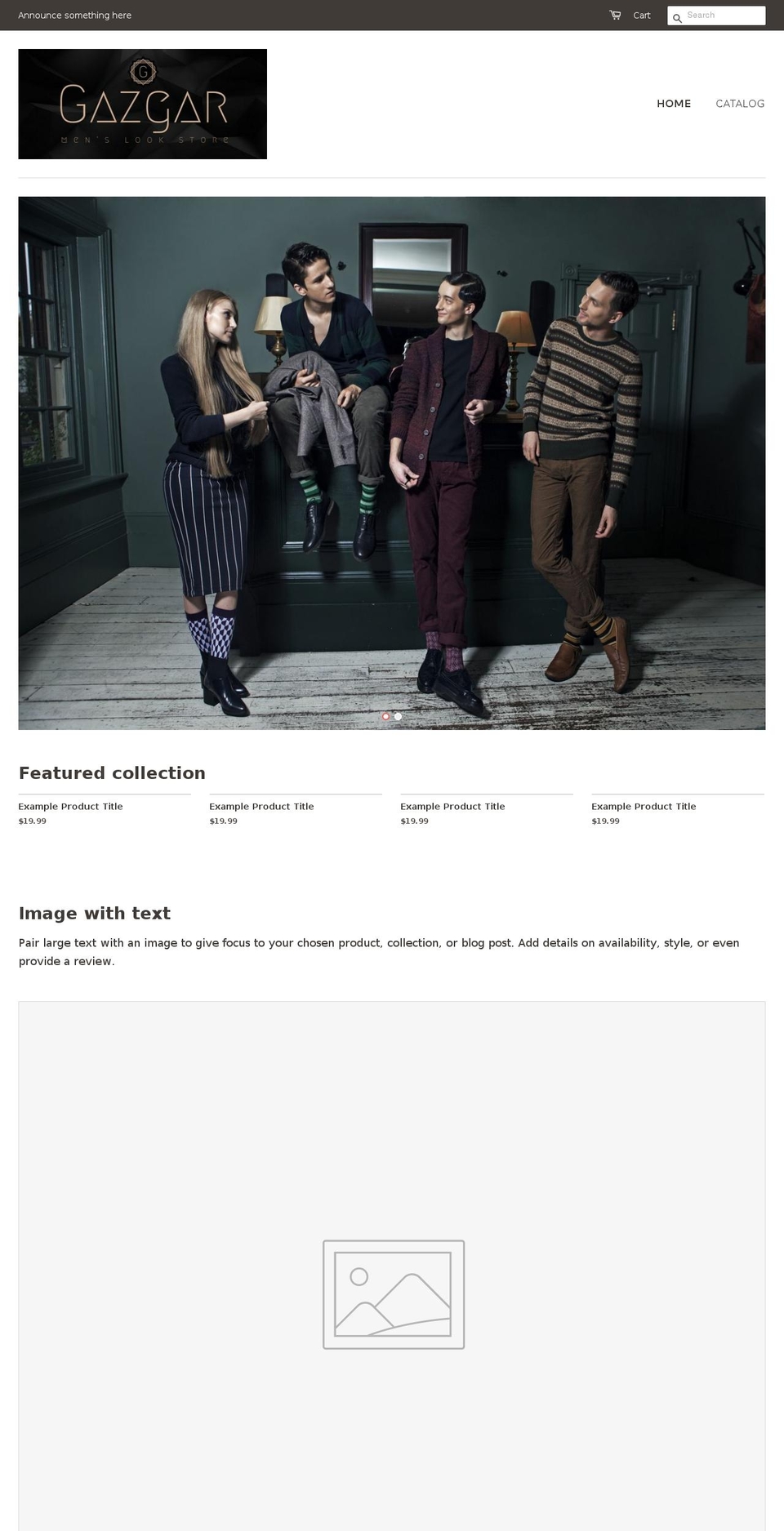 gazgar.com — Shopify storefront screenshot