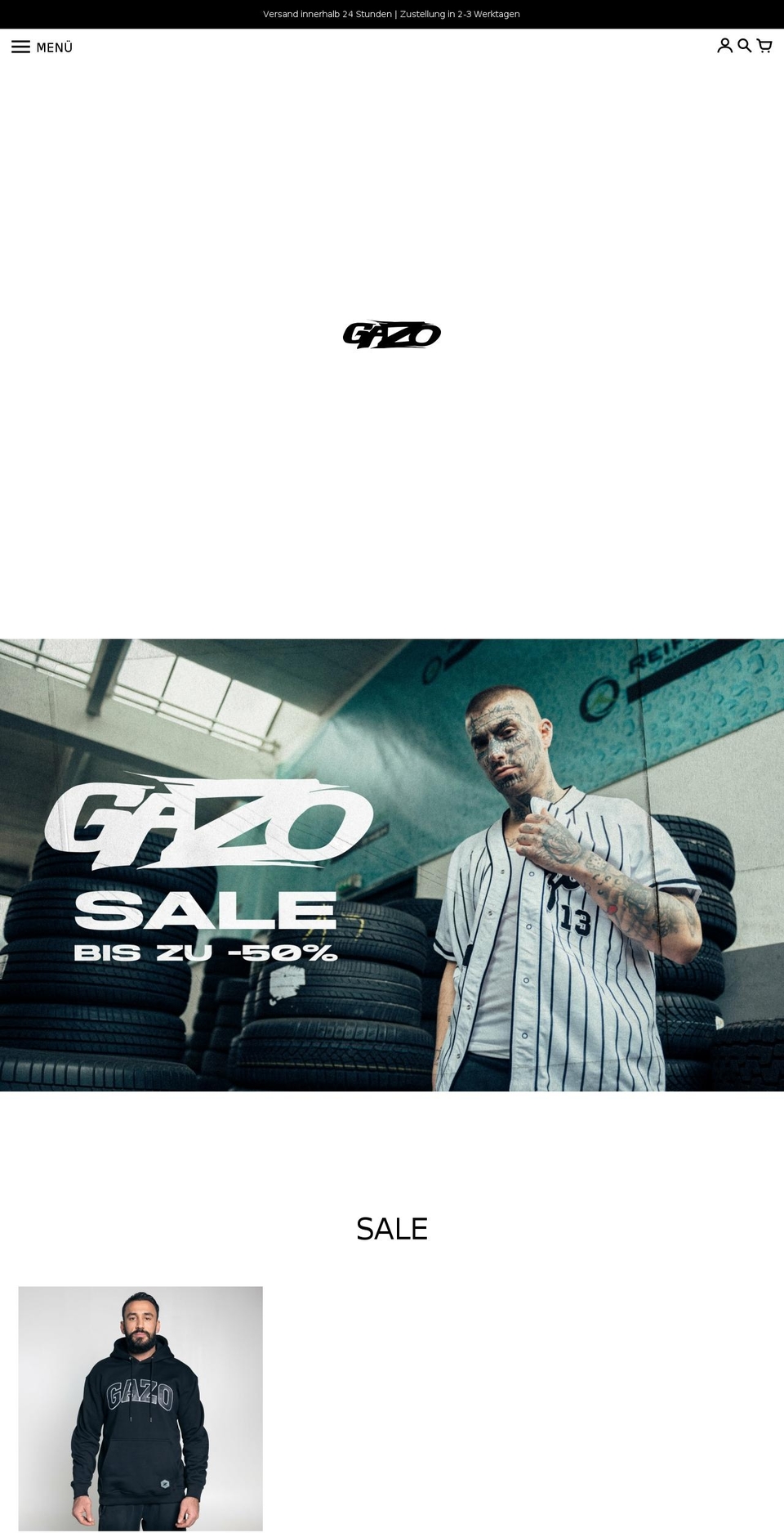 gazo-shop.com shopify website screenshot