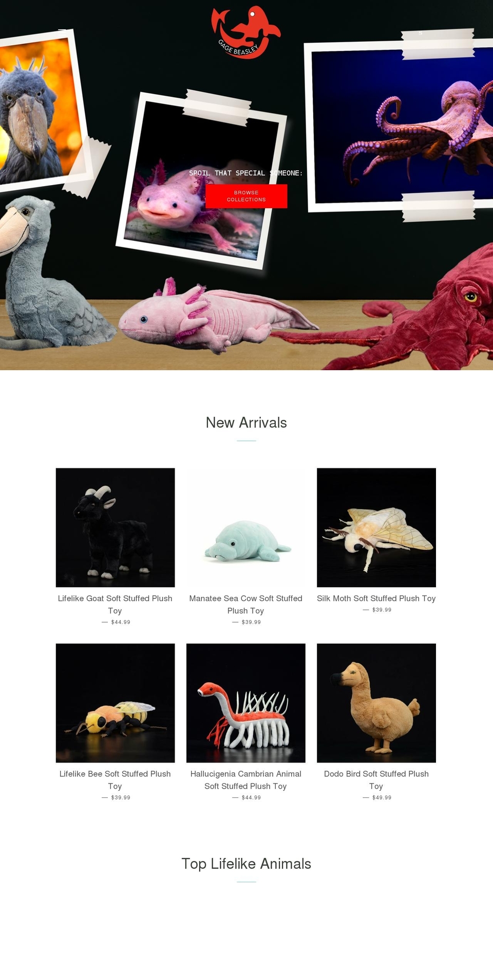 gbeasleyshop.com shopify website screenshot