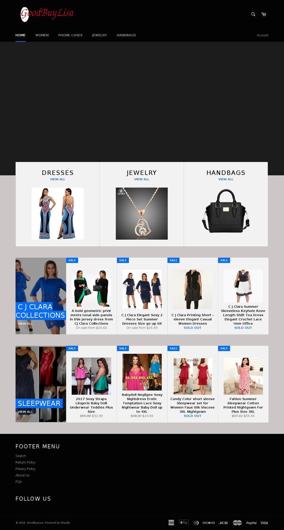 gblaccessories.com — Shopify storefront screenshot