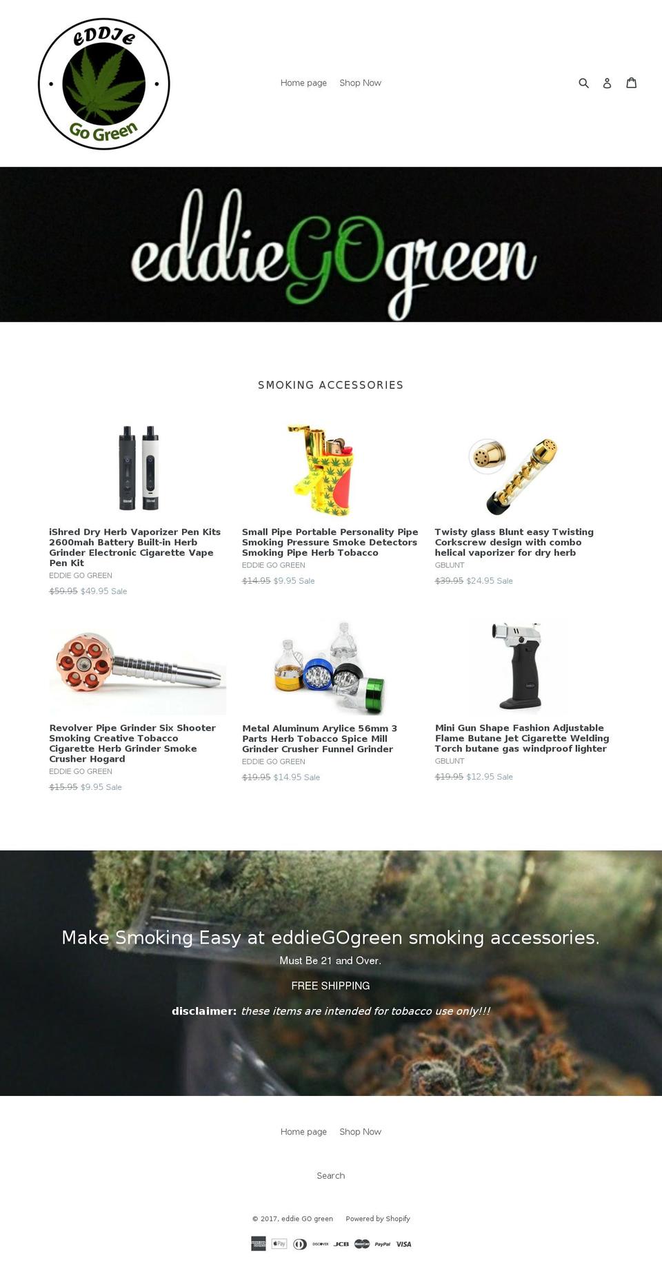 gblunt.com shopify website screenshot