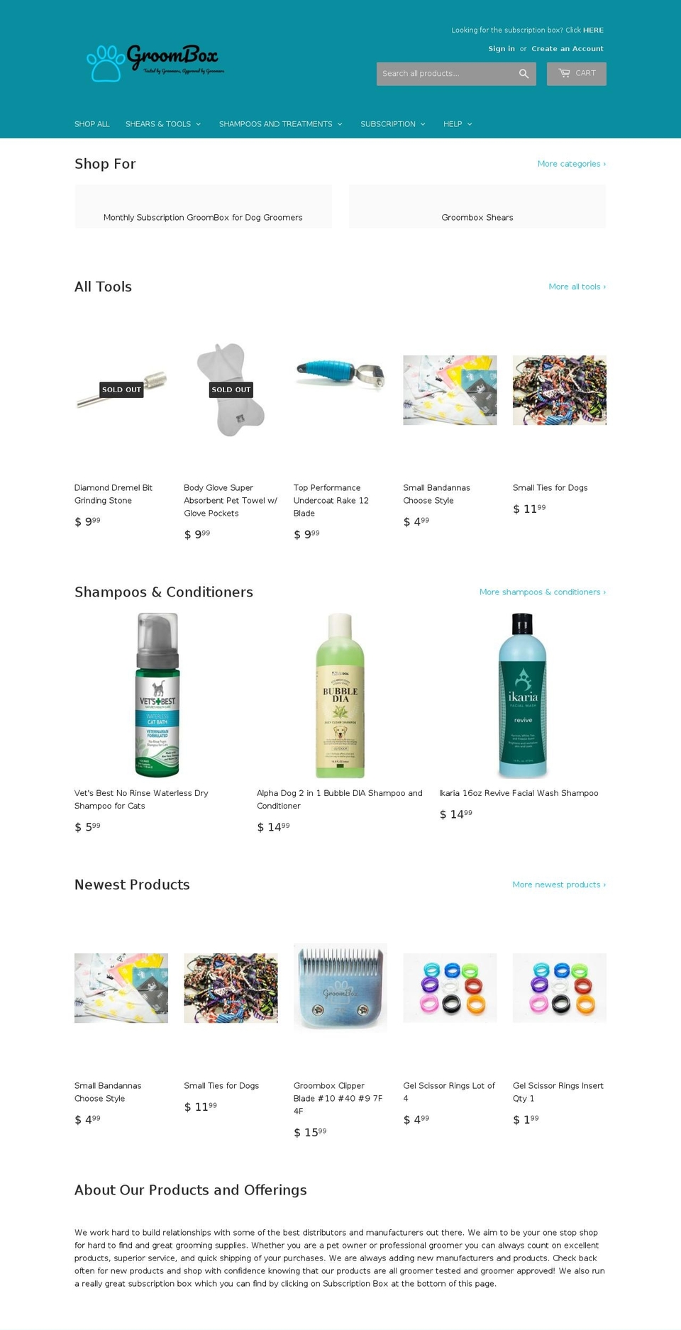 gbpetsupplies.com — Shopify storefront screenshot