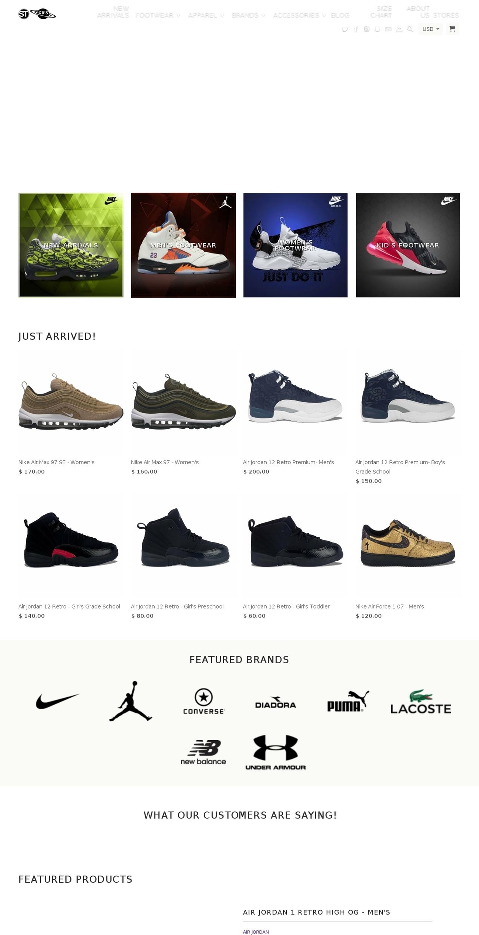 [BBC] Retina Nov 17 Shopify theme site example gbsneaker.com