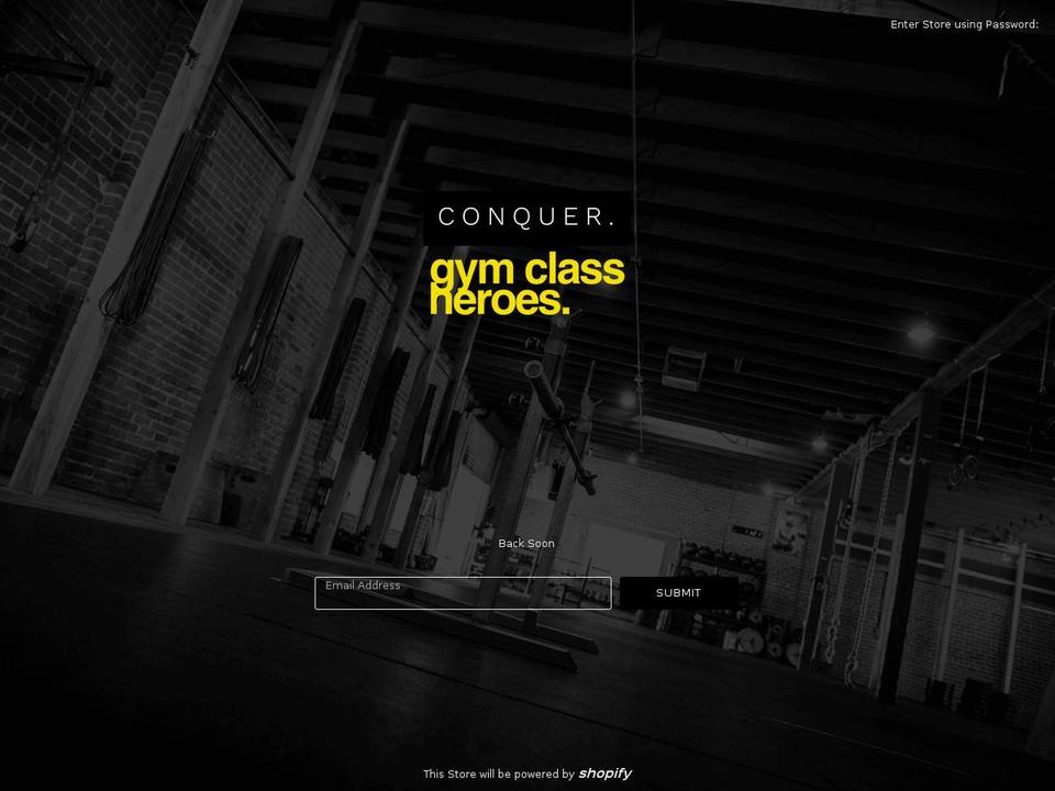 gcheroes.com shopify website screenshot