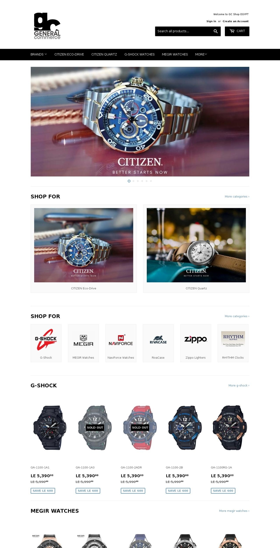 gcshopeg.com shopify website screenshot