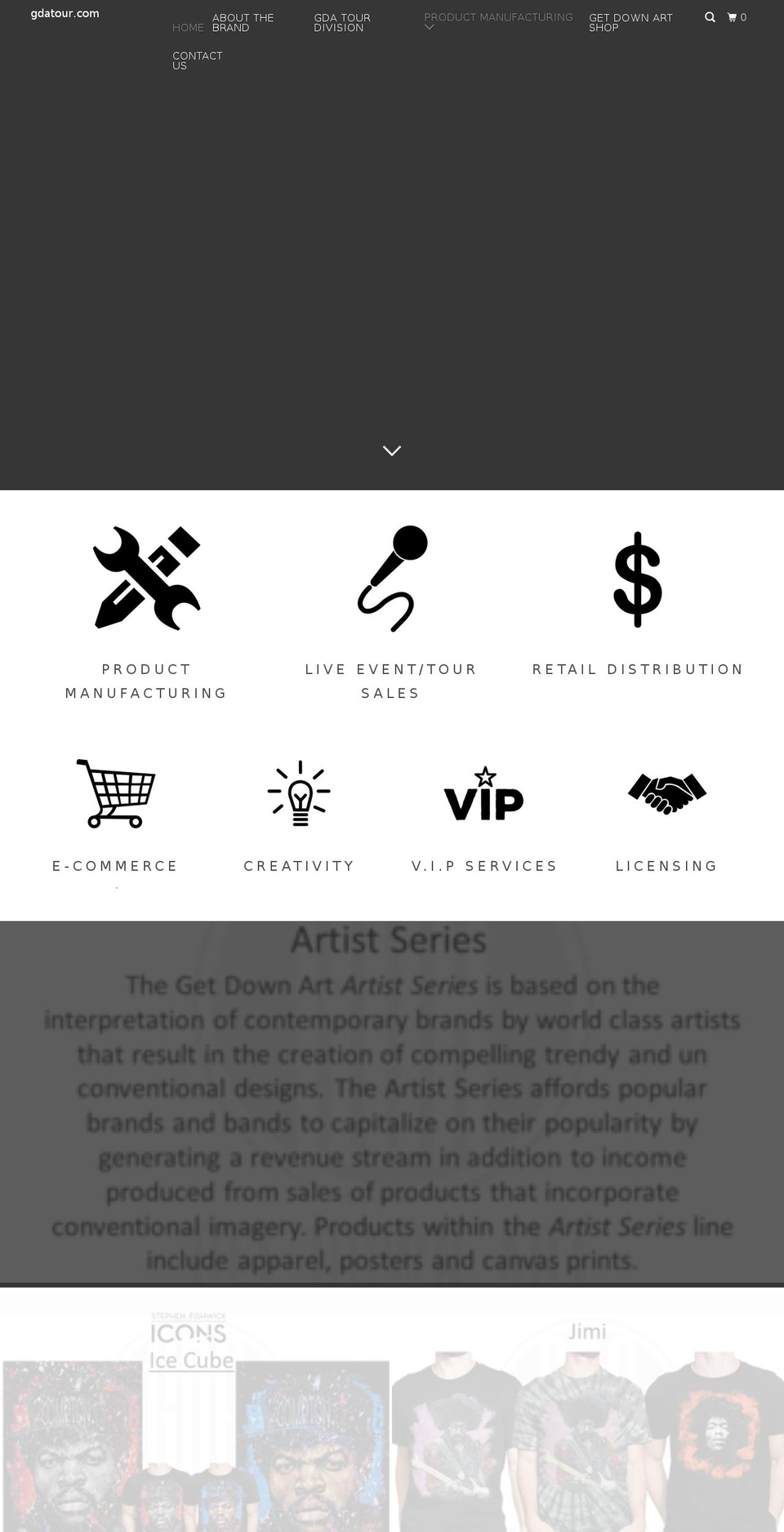 gdatour.com — Shopify storefront screenshot