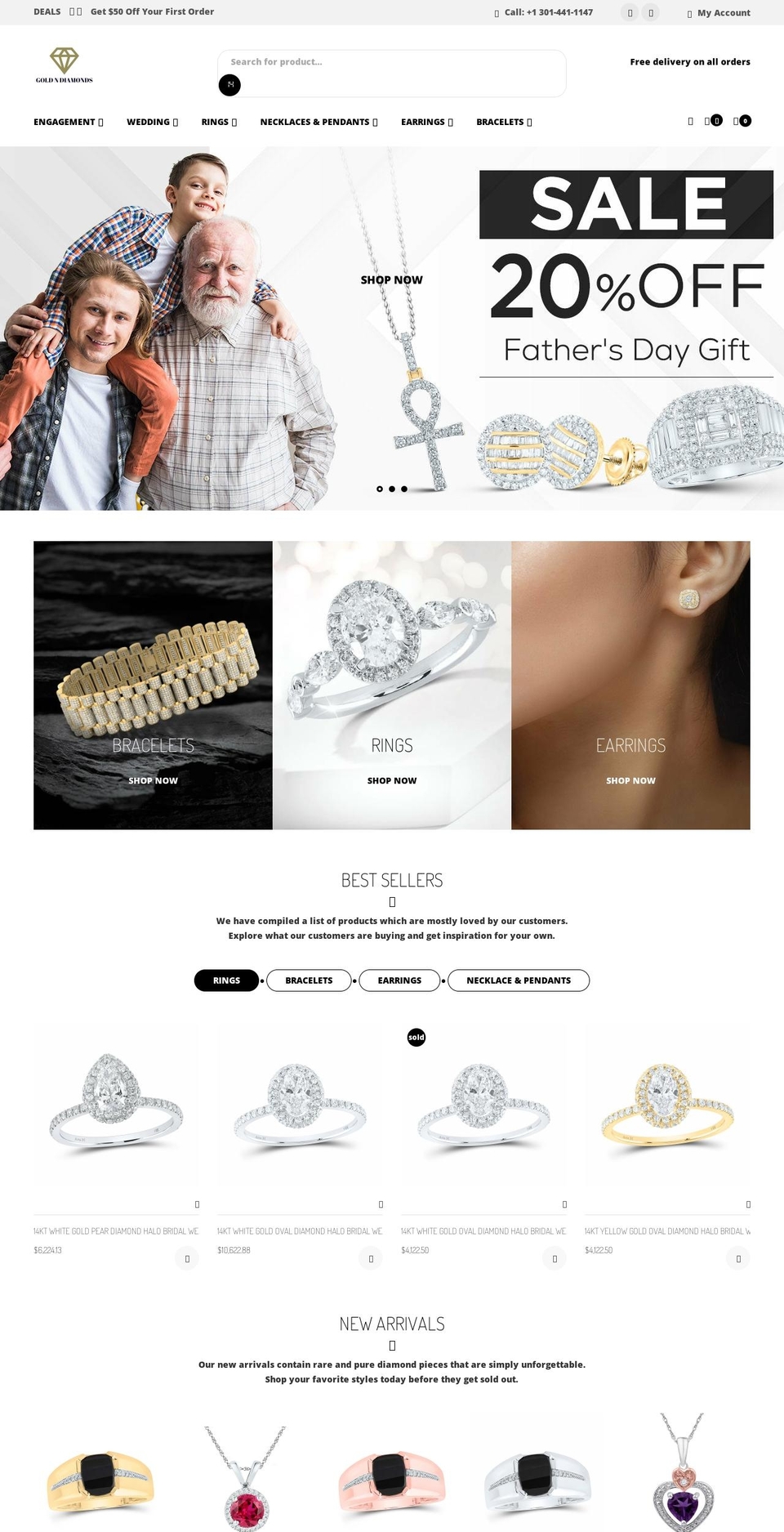 Bw store Shopify theme site example gdjewelers.com