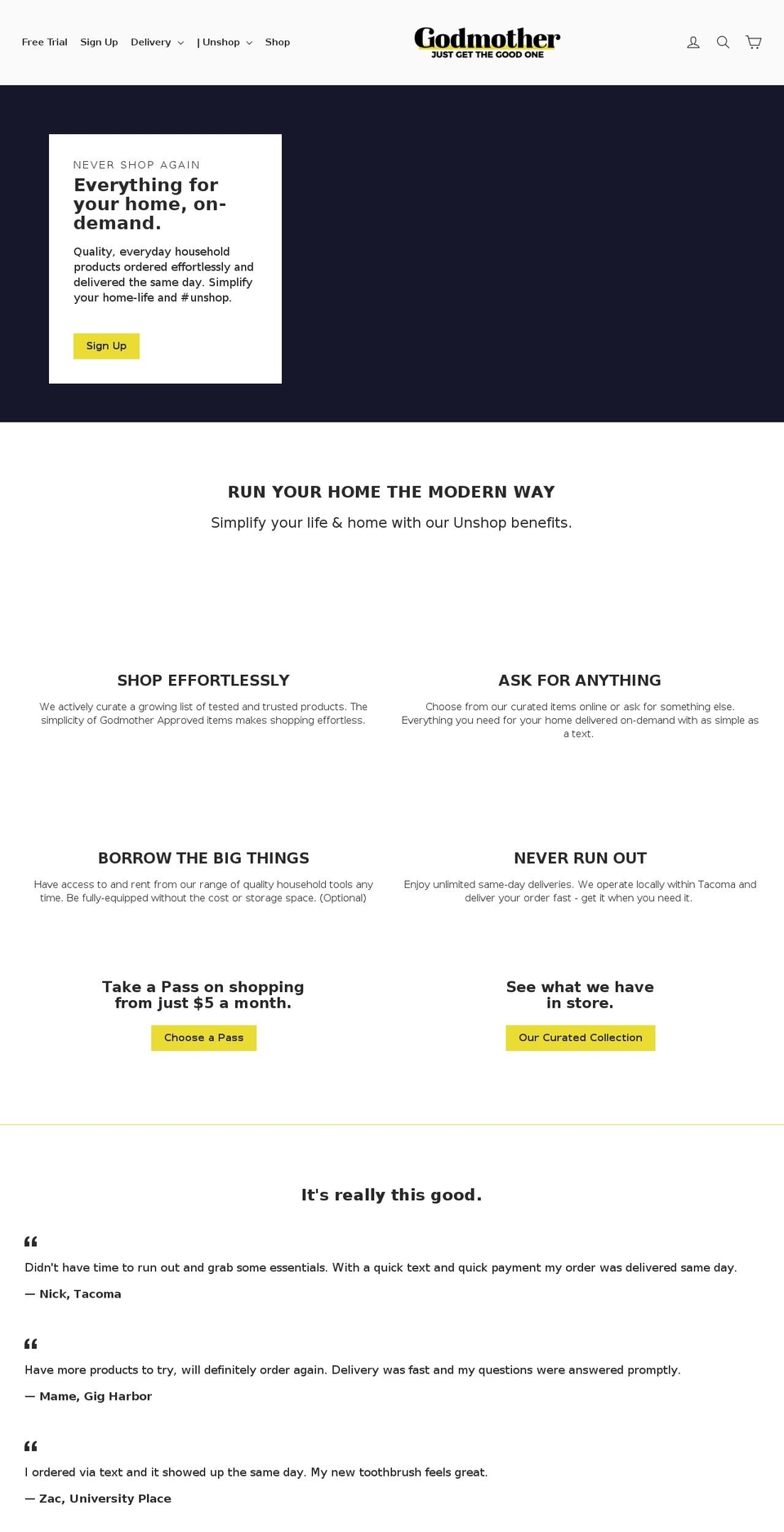 gdmthr.com — Shopify storefront screenshot