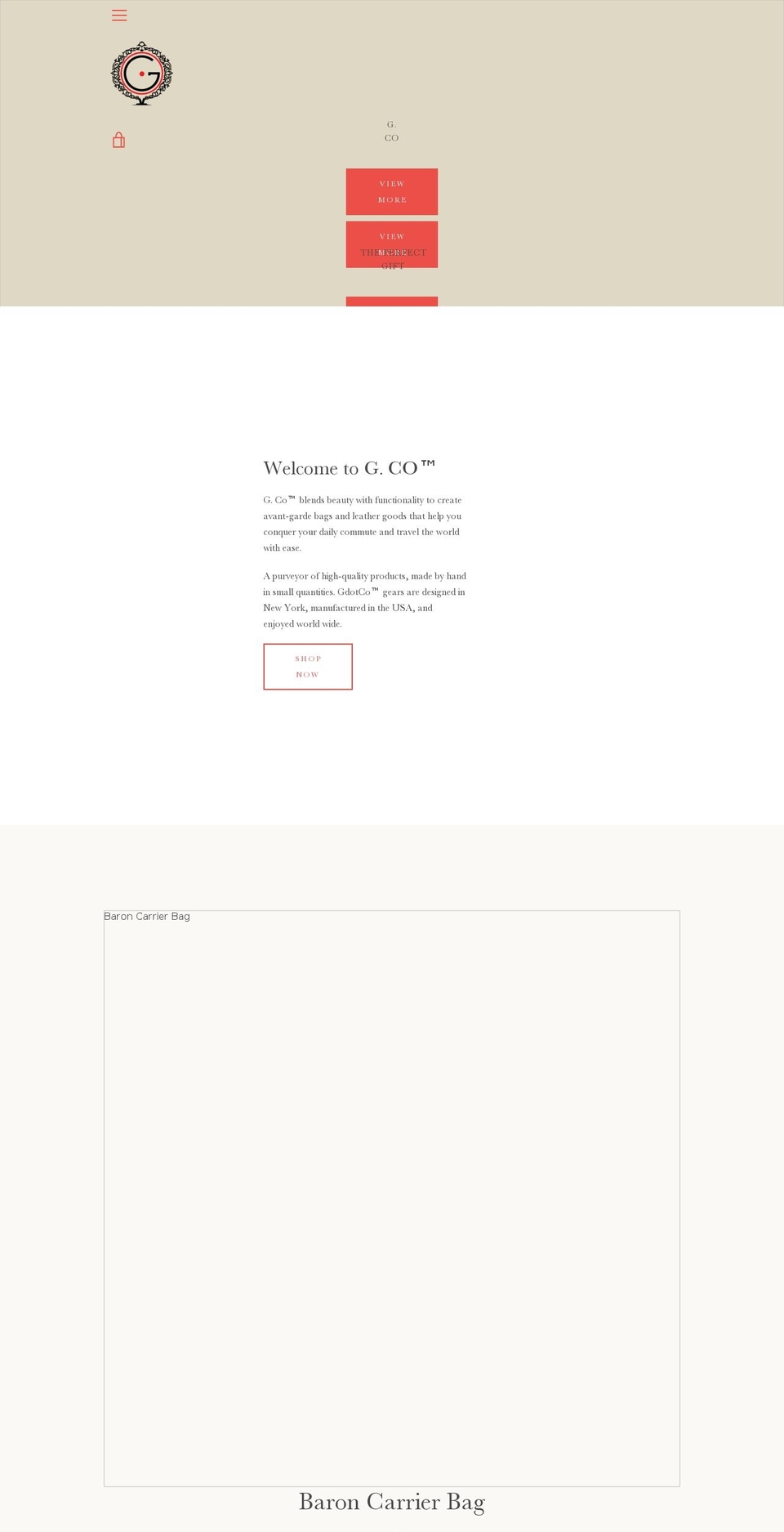 gdot.co shopify website screenshot