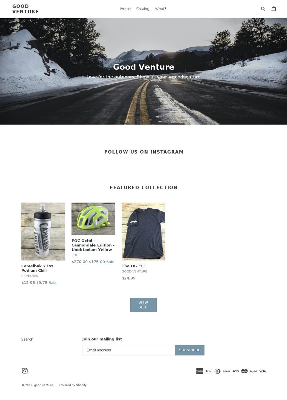 gdventure.com shopify website screenshot