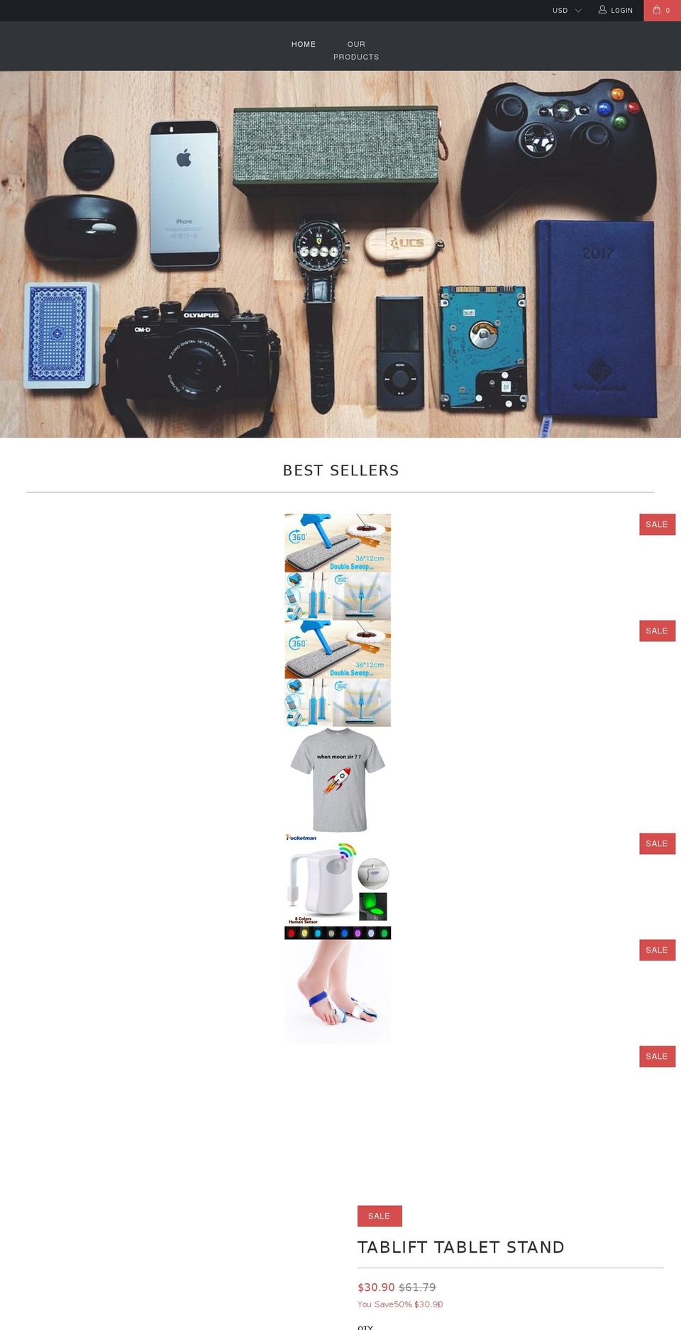 gear-able.com — Shopify storefront screenshot