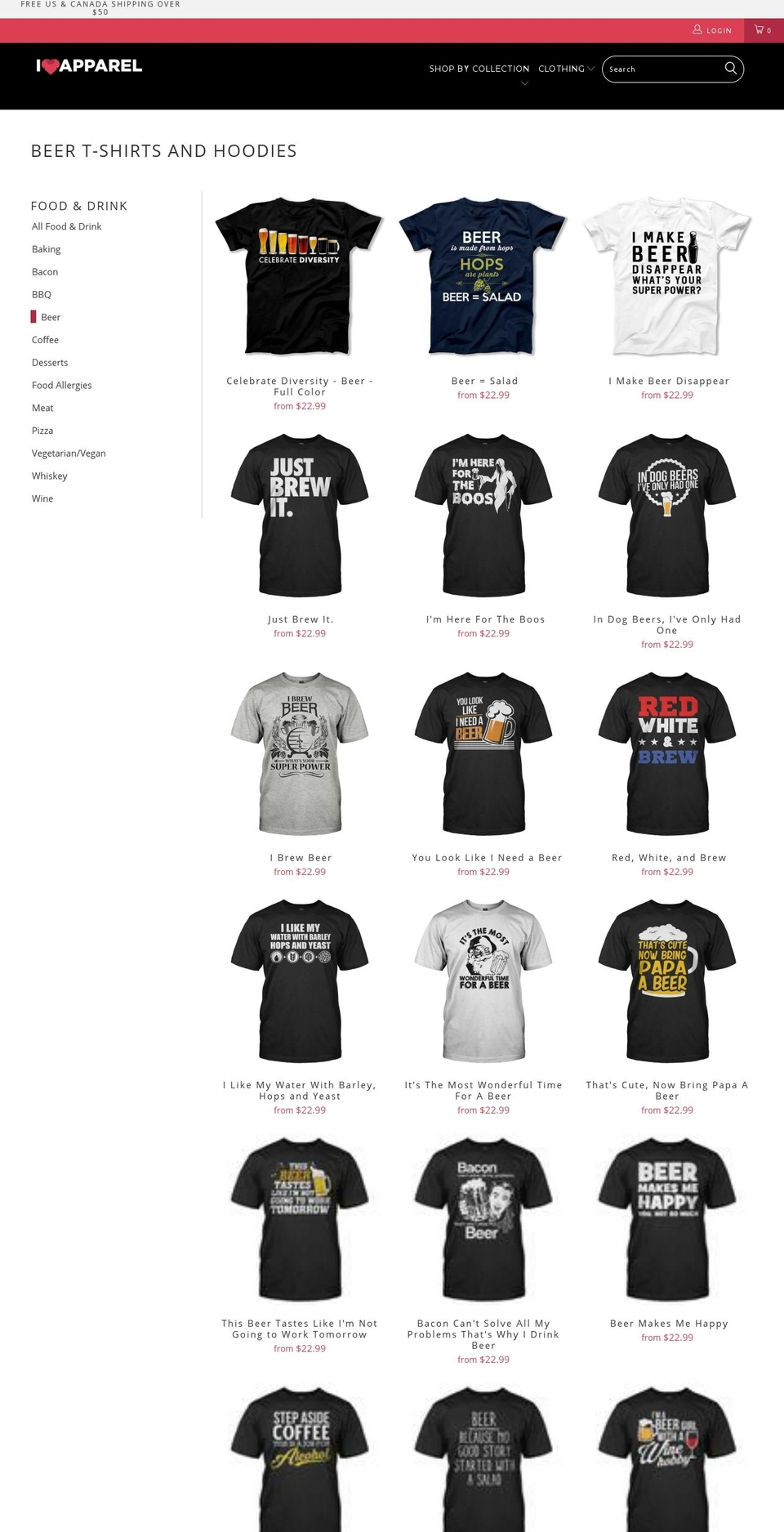 gearaboutbeer.com — Shopify storefront screenshot