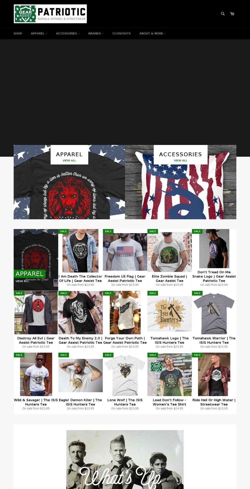 gearassist.com — Shopify storefront screenshot