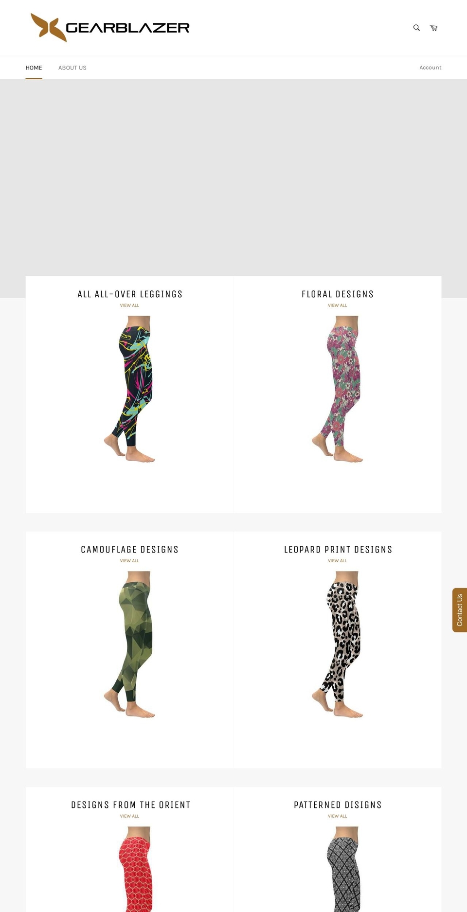 gearblazer.com — Shopify storefront screenshot