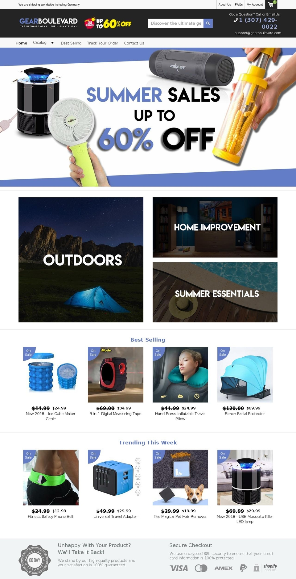 gearboulevard.com — Shopify storefront screenshot