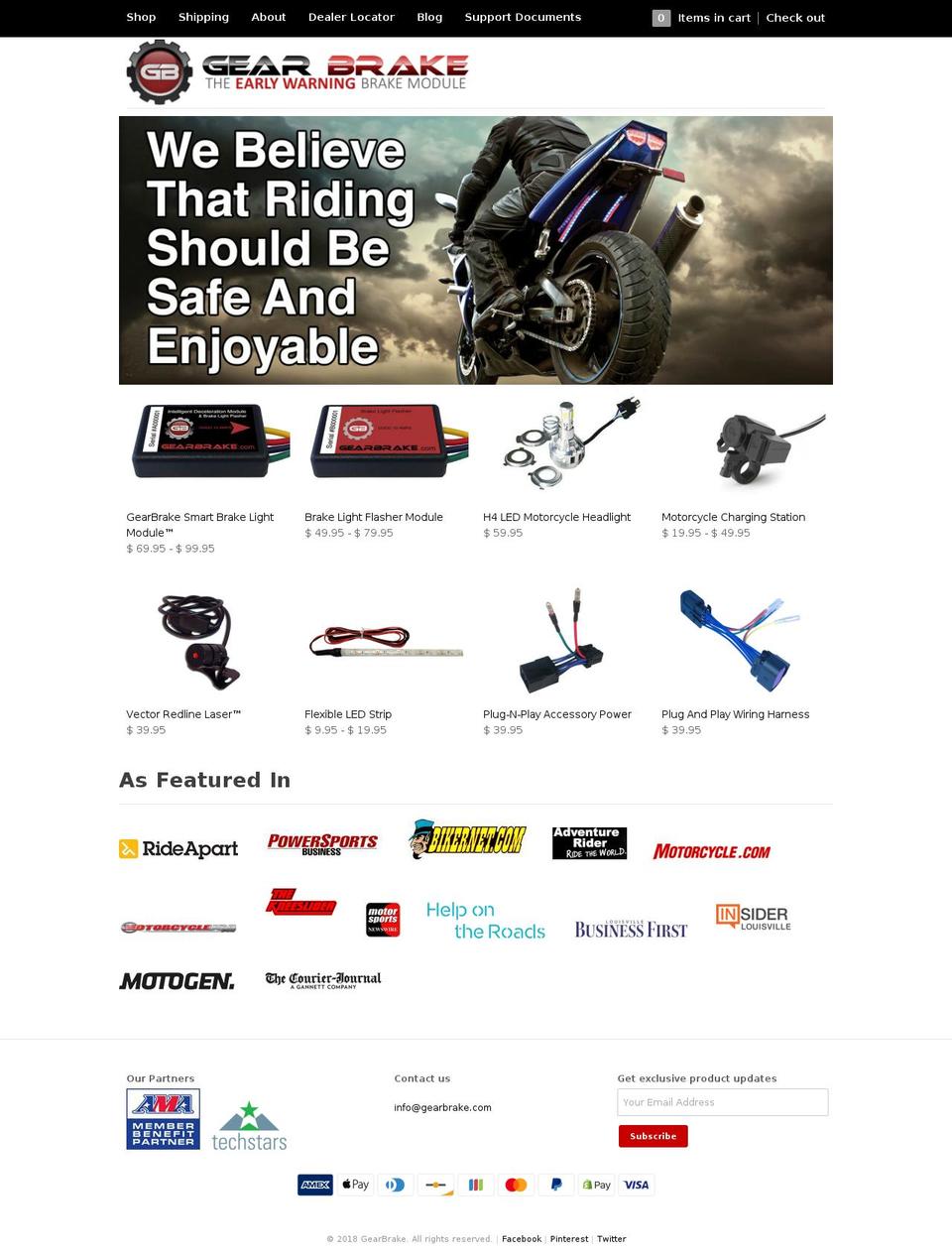 gearbreak.com — Shopify storefront screenshot