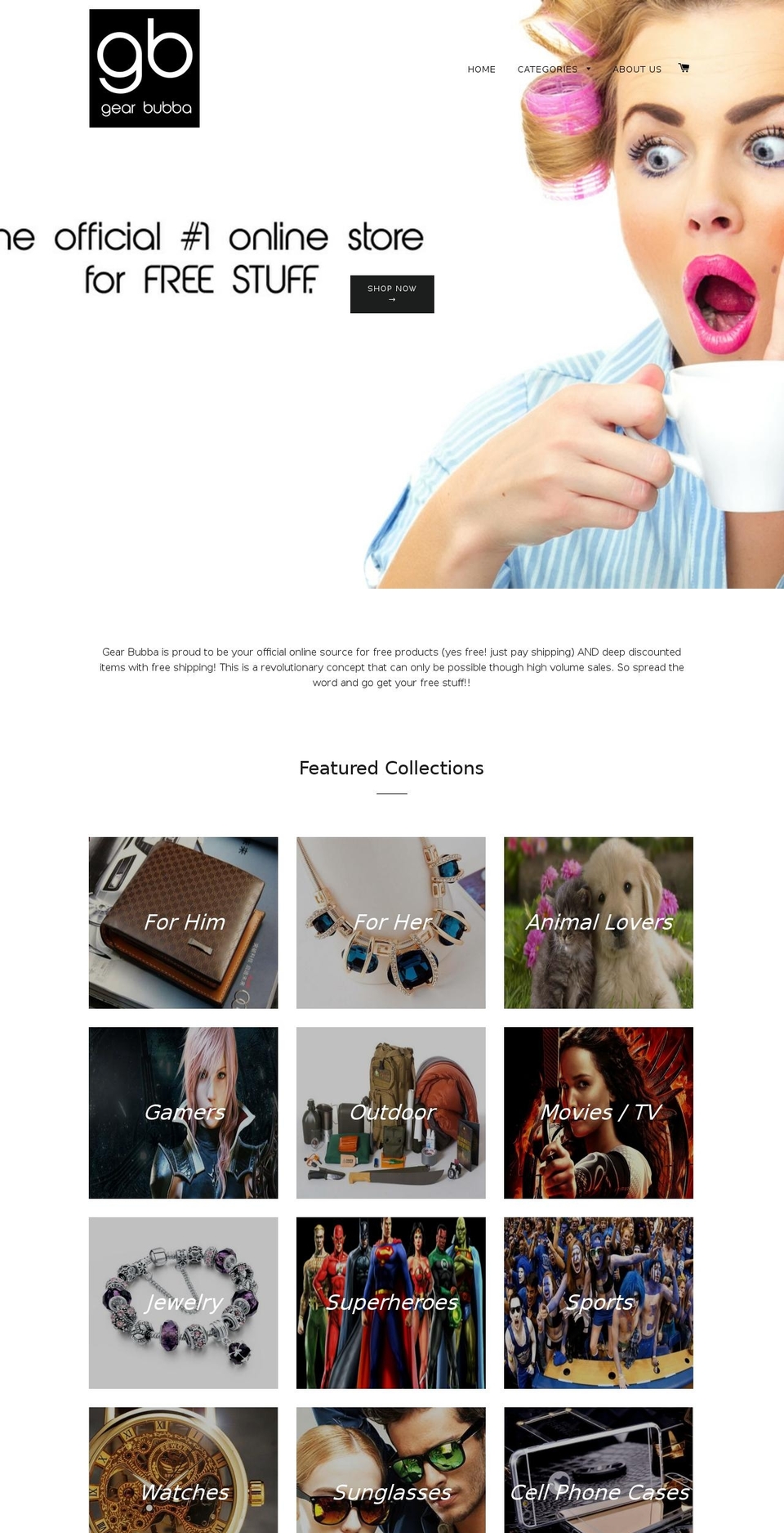 gearbubba.com shopify website screenshot